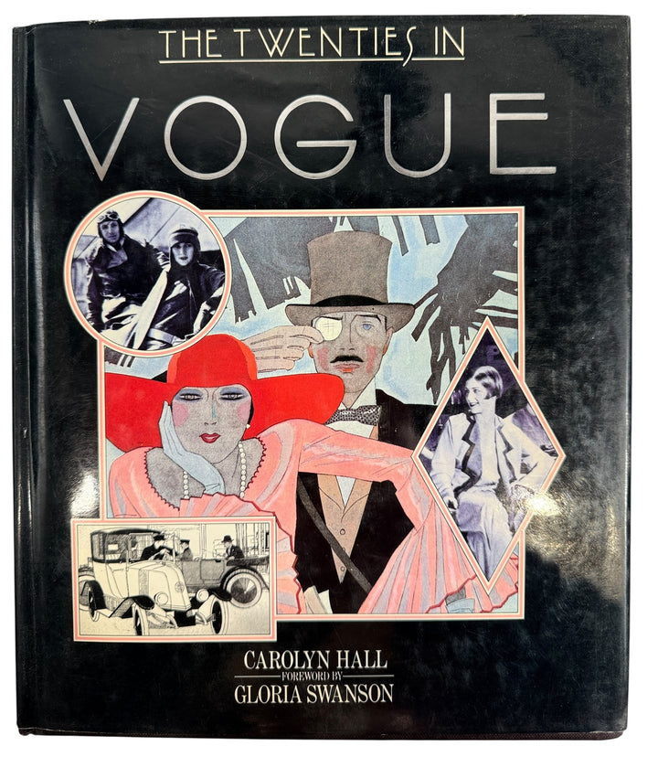 The Twenties in Vogue hardcover fashion history book. Illustrated 1920s style, culture, and Vogue archives. Art Deco era coffee table reference with dust jacket.