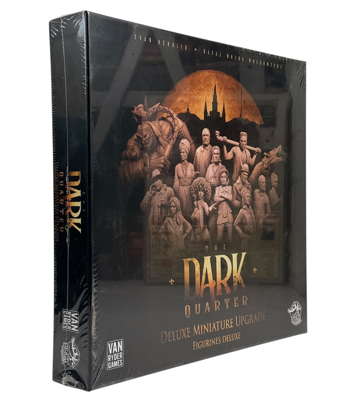 Factory sealed Dark Quarter Deluxe Miniature Upgrade with 20 NPC figures. Official Van Ryder Games expansion. Requires base game. Collector-grade condition.