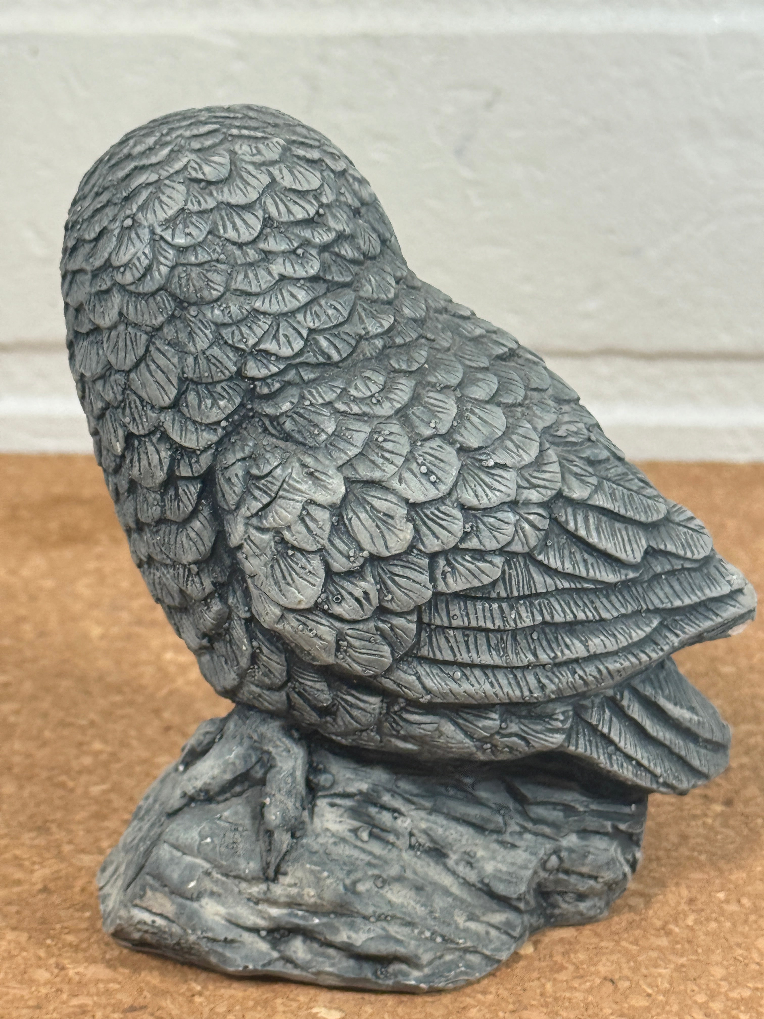 Mt. St. Helens Owl Sculpture – Volcanic Ash Handcrafted