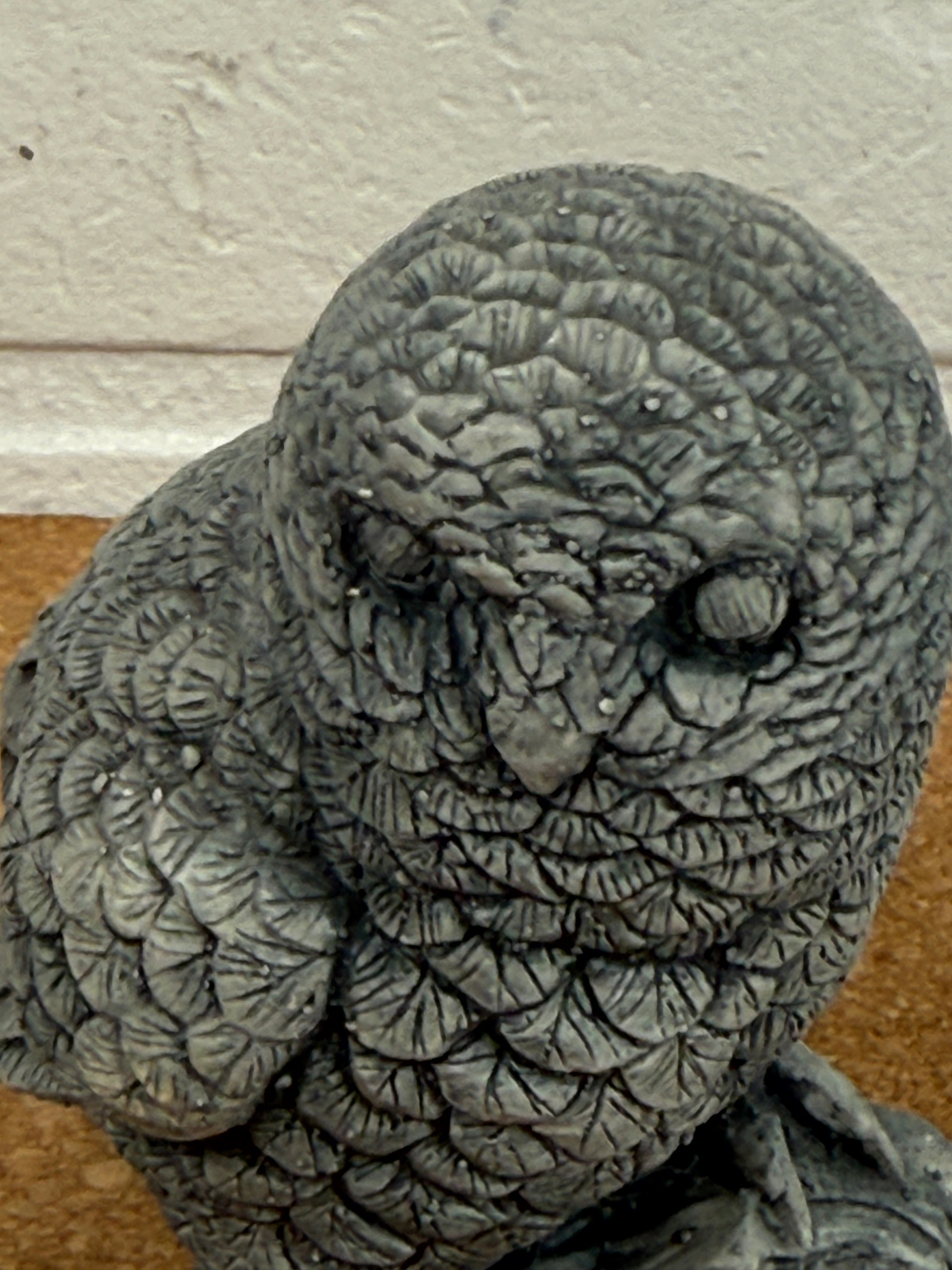 Mt. St. Helens Owl Sculpture – Volcanic Ash Handcrafted