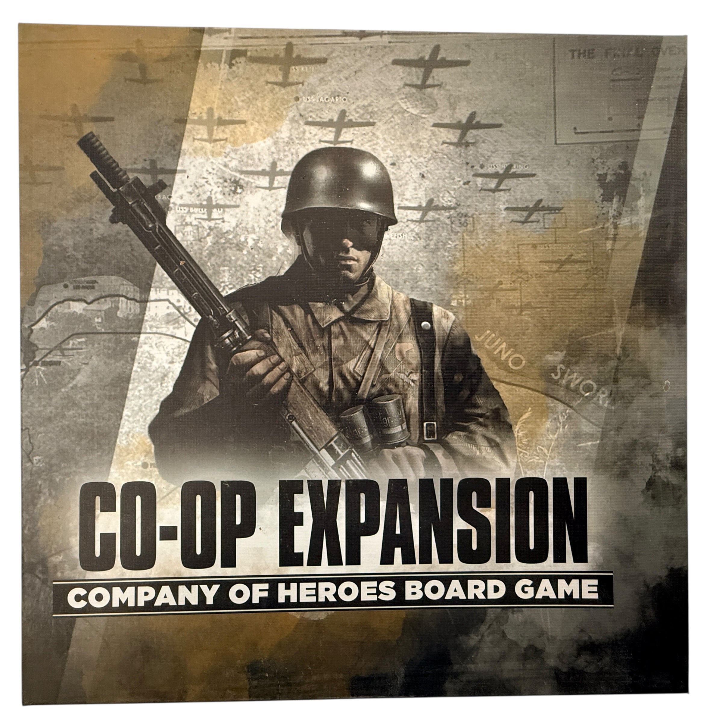 Company of Heroes Solo &amp; Co-Op Expansion adds full AI gameplay for solo or cooperative battles. Complete set in very clean condition.