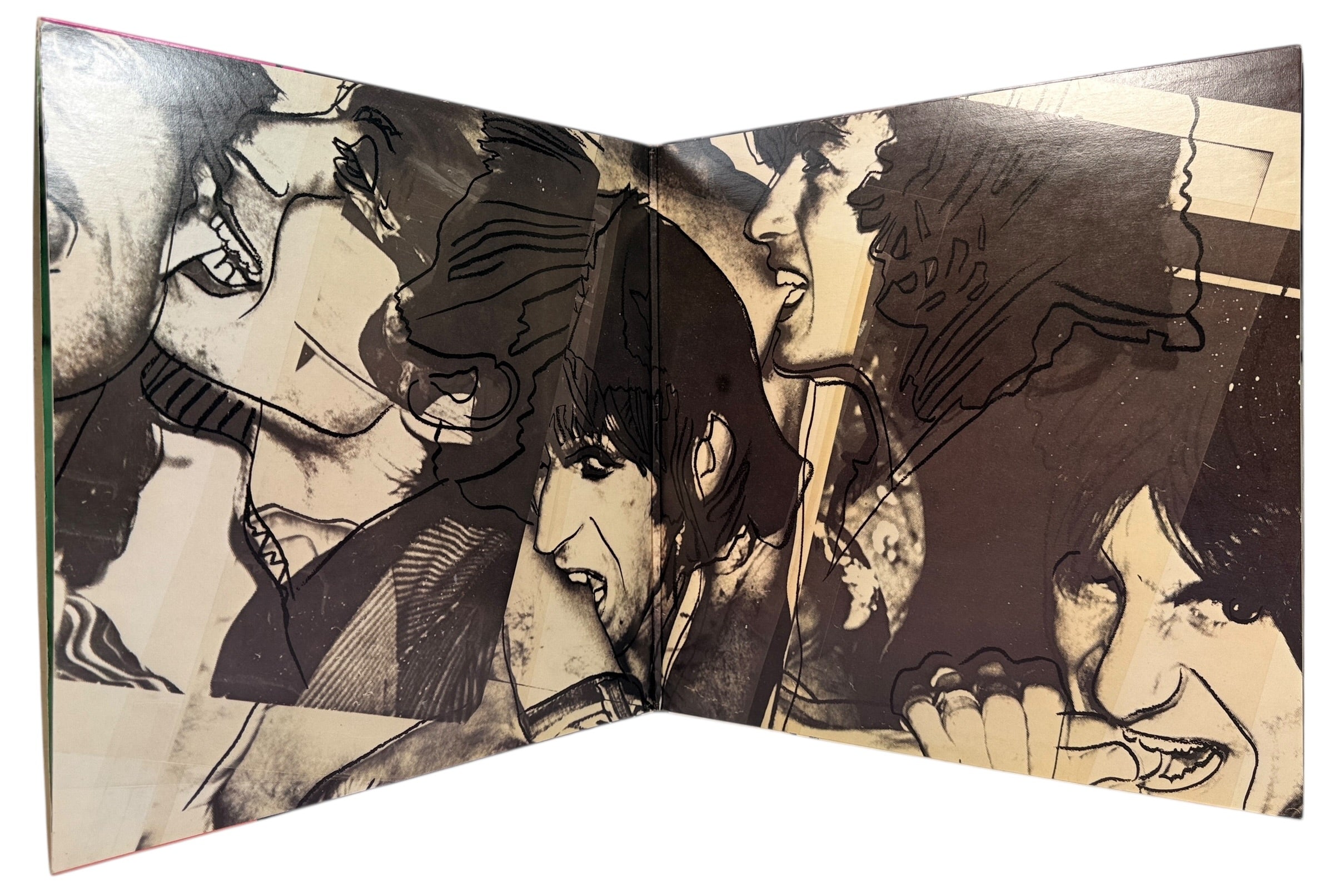 1977 Rolling Stones Love You Live 2xLP Canadian pressing. Complete with purple inner sleeves. VG+ vinyl, classic Stones live album.