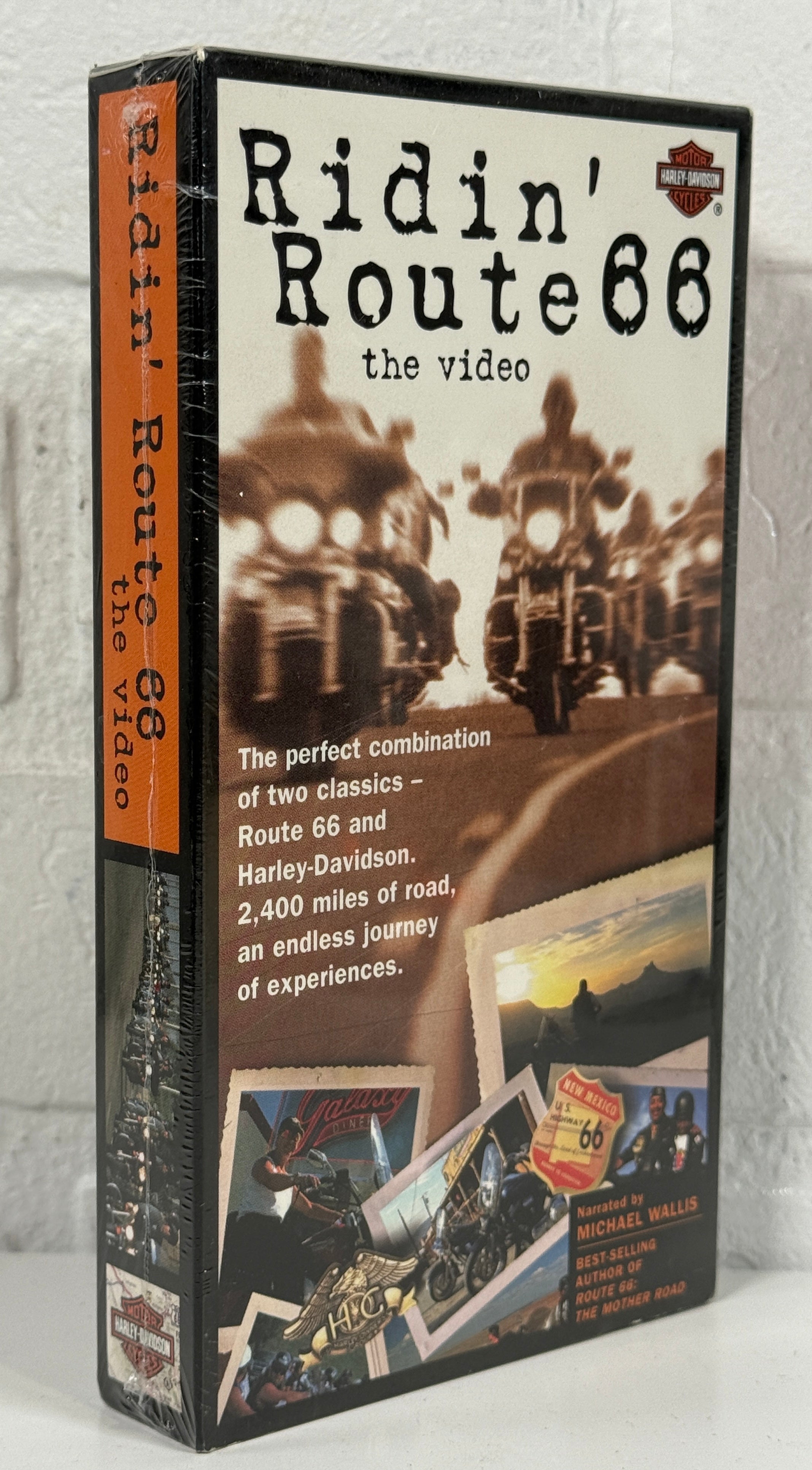Ridin’ Route 66 VHS – Harley-Davidson Road Trip (Sealed)