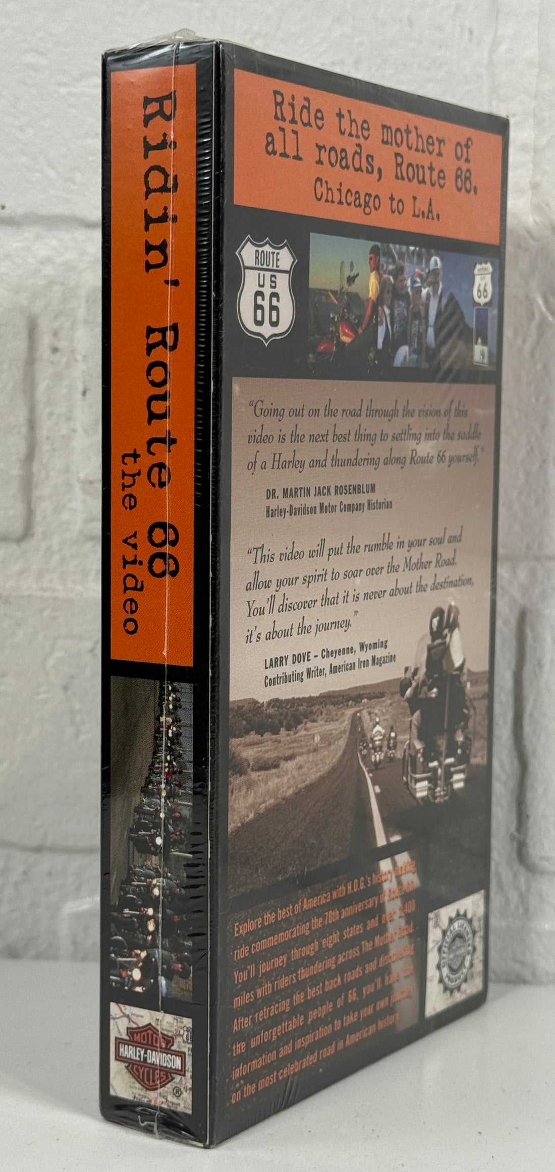 Ridin’ Route 66 VHS – Harley-Davidson Road Trip (Sealed)