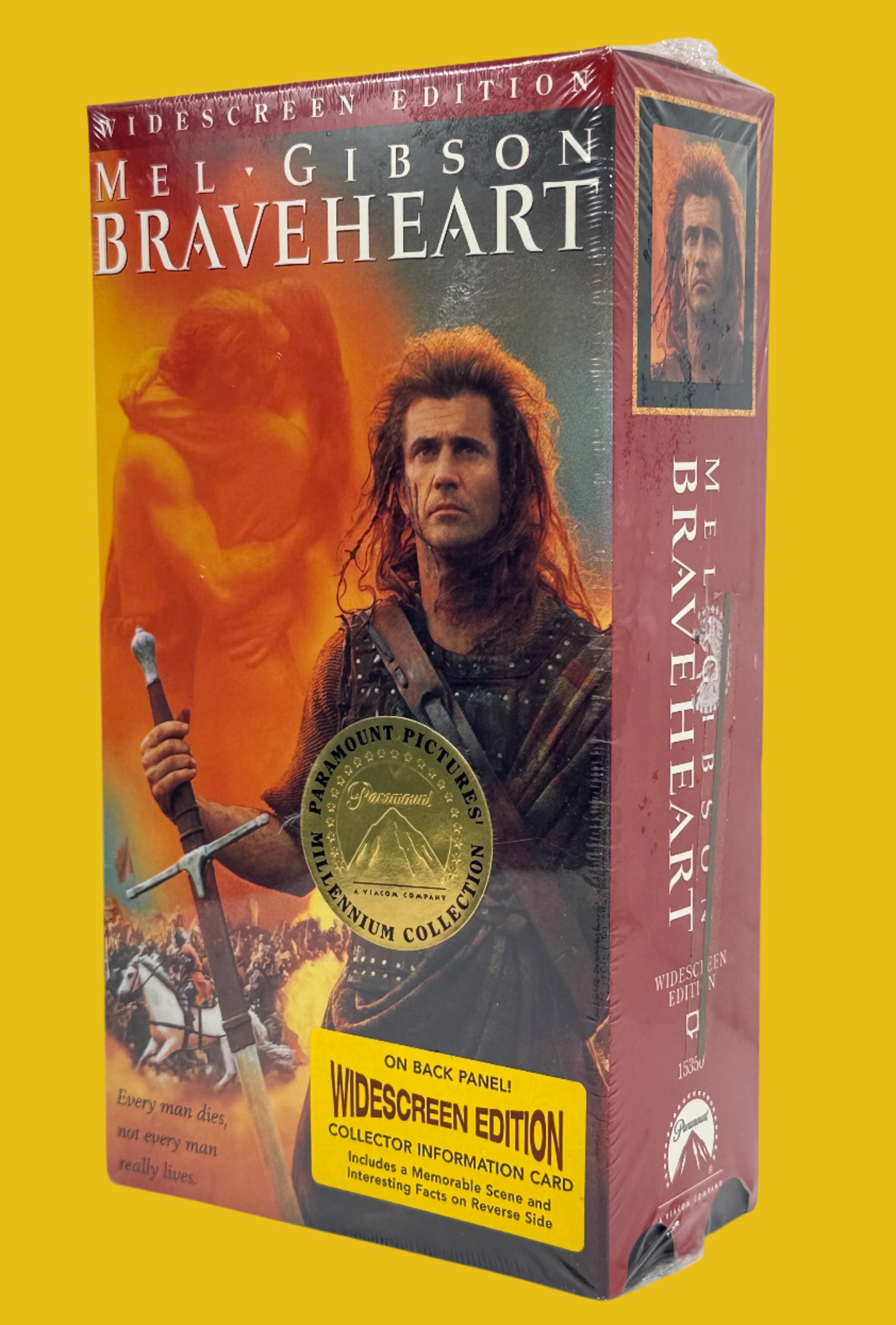 Braveheart VHS (1996) – Sealed Widescreen 2-Tape Edition