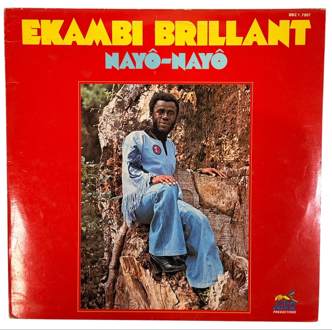 Original 1976 Afro-funk LP by Ekambi Brillant. Nayô-Nayô French pressing on BBZ/RCA. VG vinyl, iconic African funk classic.