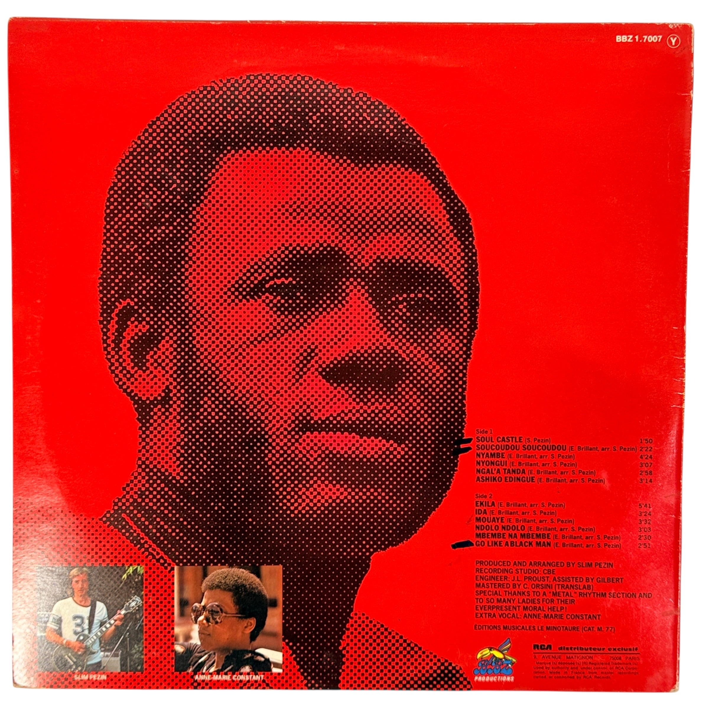 Original 1976 Afro-funk LP by Ekambi Brillant. Nayô-Nayô French pressing on BBZ/RCA. VG vinyl, iconic African funk classic.