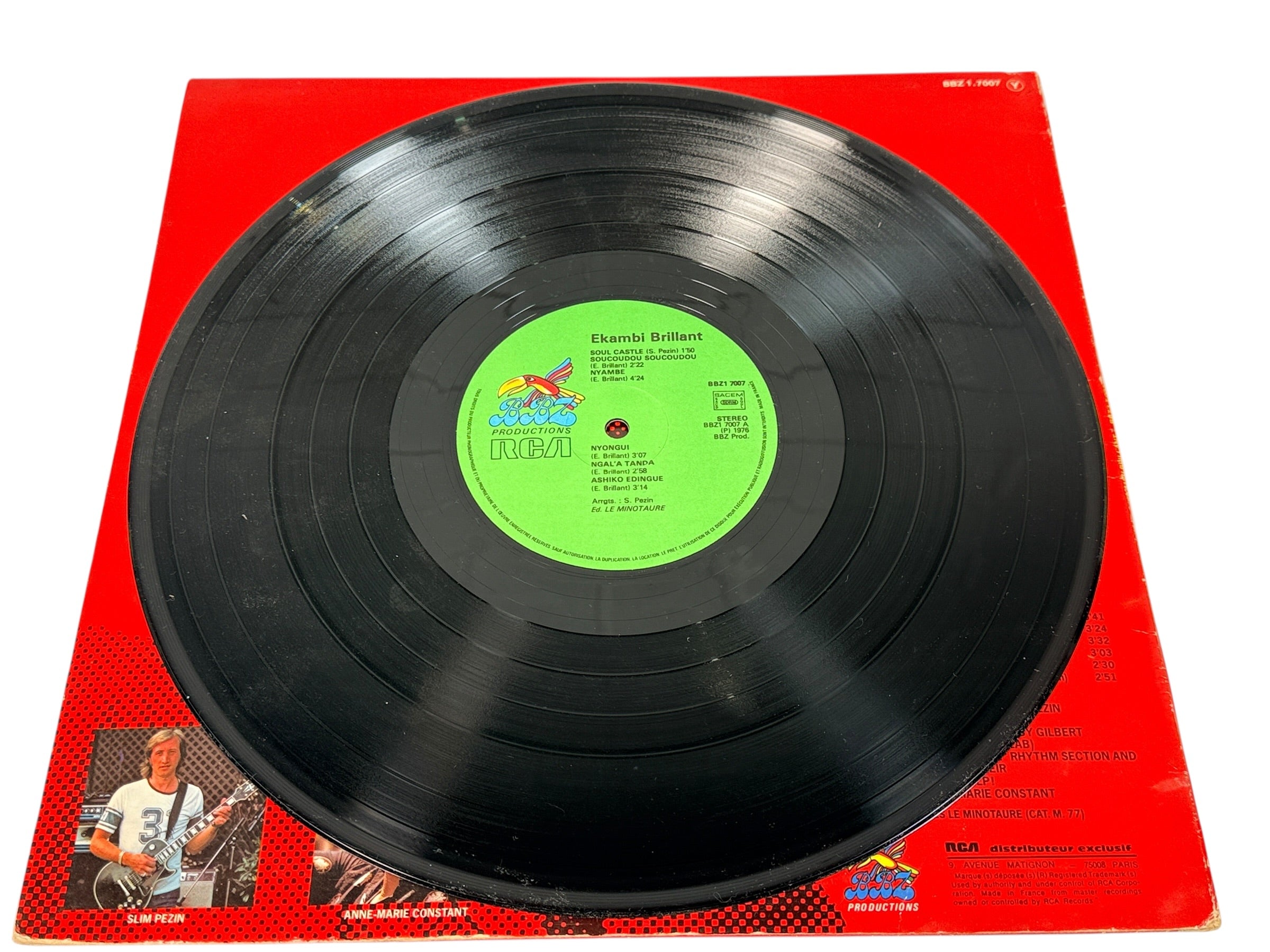 Original 1976 Afro-funk LP by Ekambi Brillant. Nayô-Nayô French pressing on BBZ/RCA. VG vinyl, iconic African funk classic.