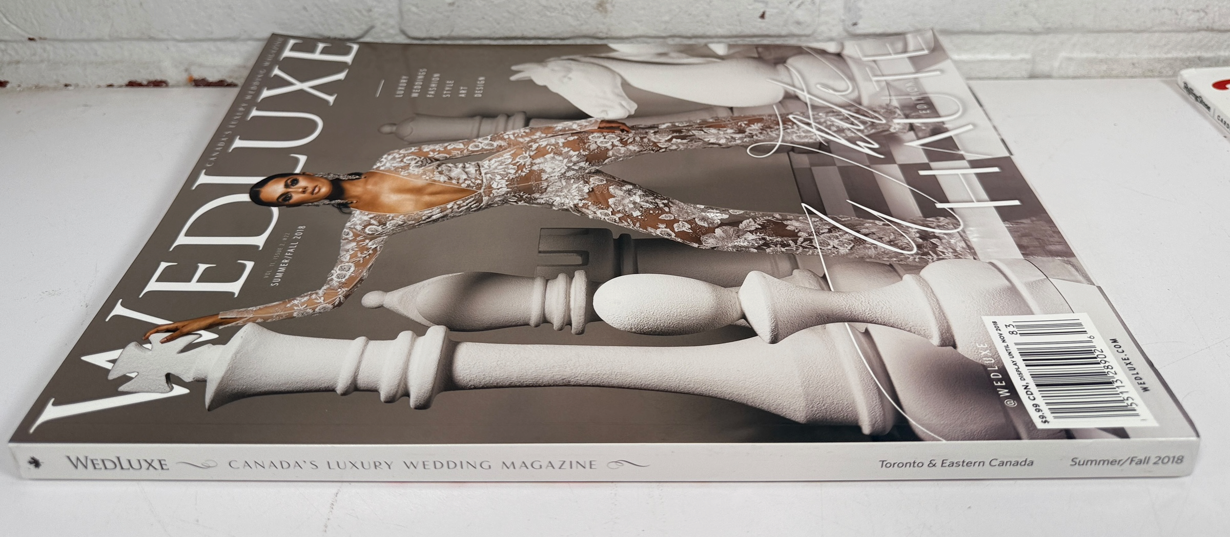 Shop WedLuxe Summer/Fall 2018 White Haute magazine, Toronto &amp; Eastern Canada edition, featuring luxury bridal fashion, wedding décor and design inspiration.