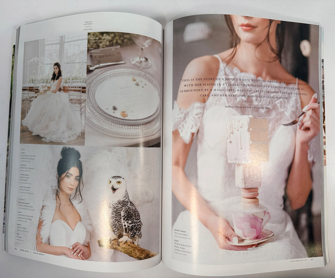 Shop WedLuxe Summer/Fall 2018 White Haute magazine, Toronto &amp; Eastern Canada edition, featuring luxury bridal fashion, wedding décor and design inspiration.