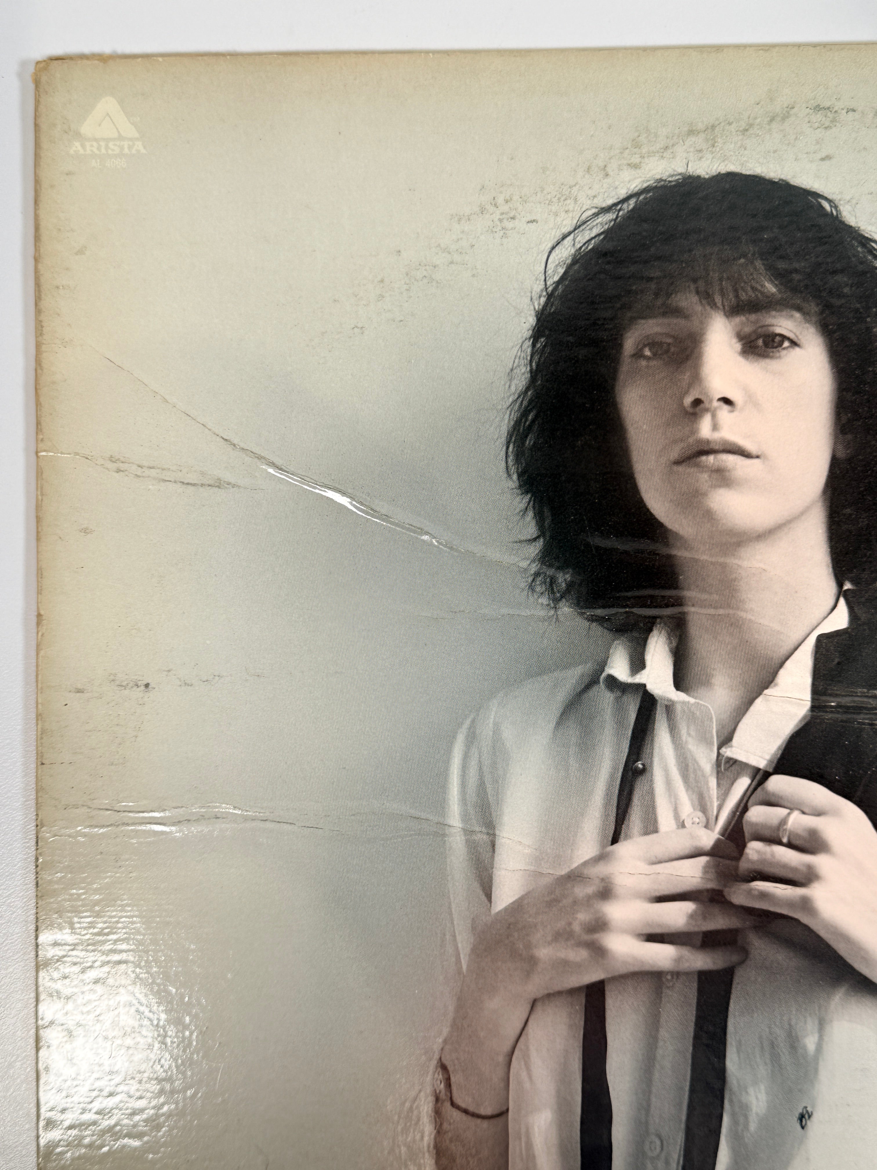 Original 1975 Patti Smith Horses LP on Arista. VG vinyl with worn sleeve. Punk and art-rock classic, priced for listening collectors and fans.