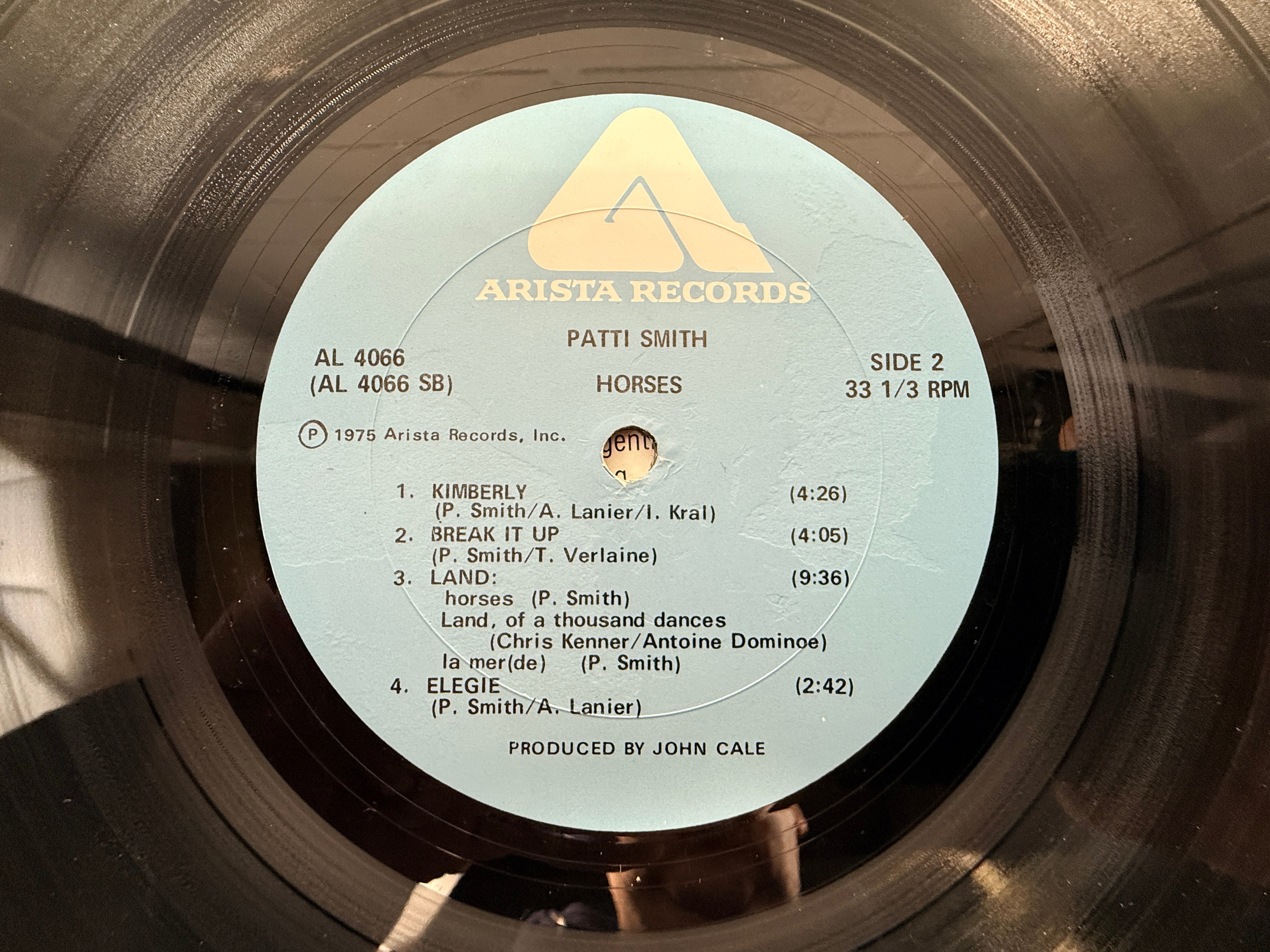 1975 Patti Smith Horses LP – Arista Punk Classic