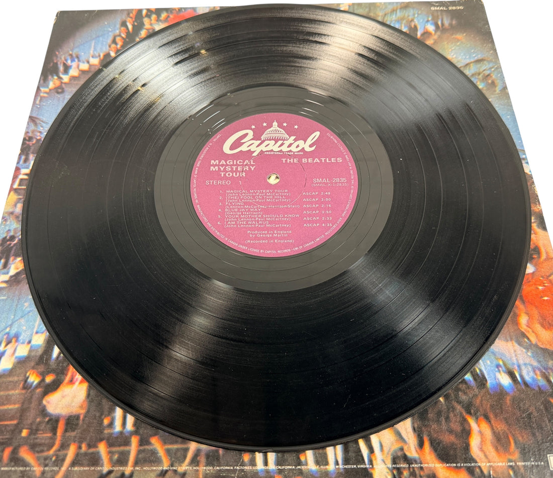 1967 Beatles Magical Mystery Tour LP Canadian Capitol stereo pressing. VG vinyl with original gatefold sleeve. Includes Strawberry Fields Forever &amp; Penny Lane.