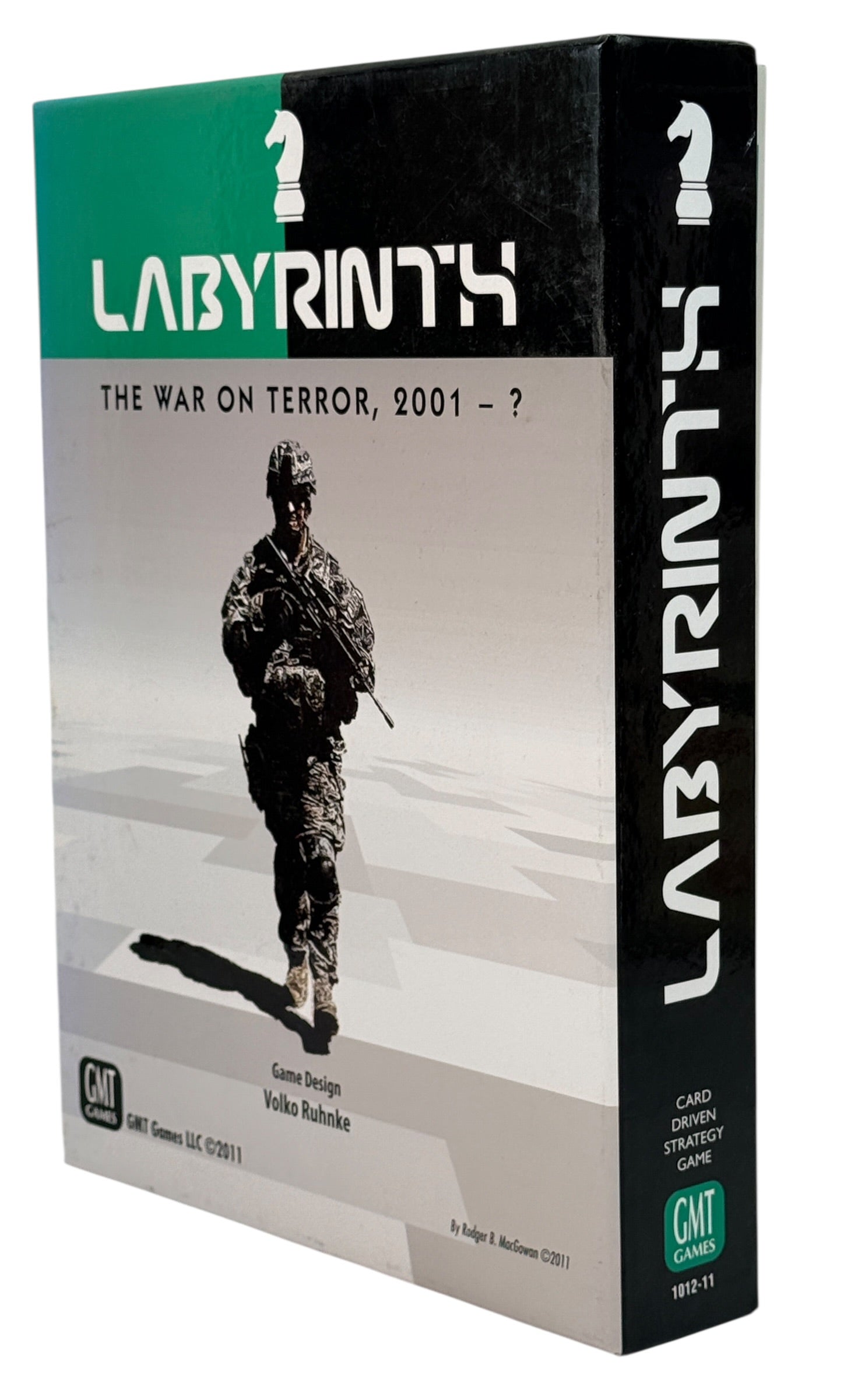 GMT Labyrinth The War on Terror 2nd Edition strategy board game. Complete, excellent condition, mounted map, solo or 2-player classic.