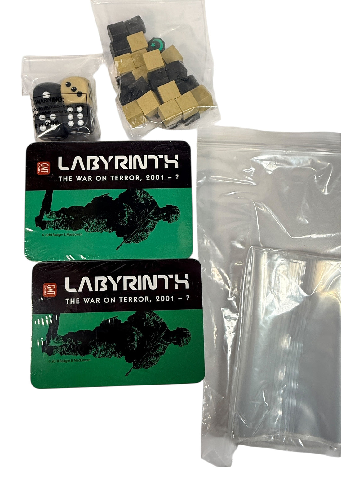 GMT Labyrinth The War on Terror 2nd Edition strategy board game. Complete, excellent condition, mounted map, solo or 2-player classic.