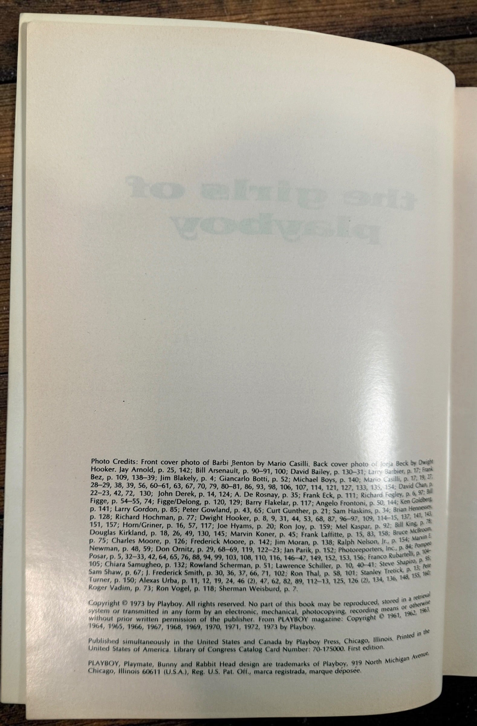 1973 Les Filles de Playboy Vol. 1 – Barbi Benton Première Édition