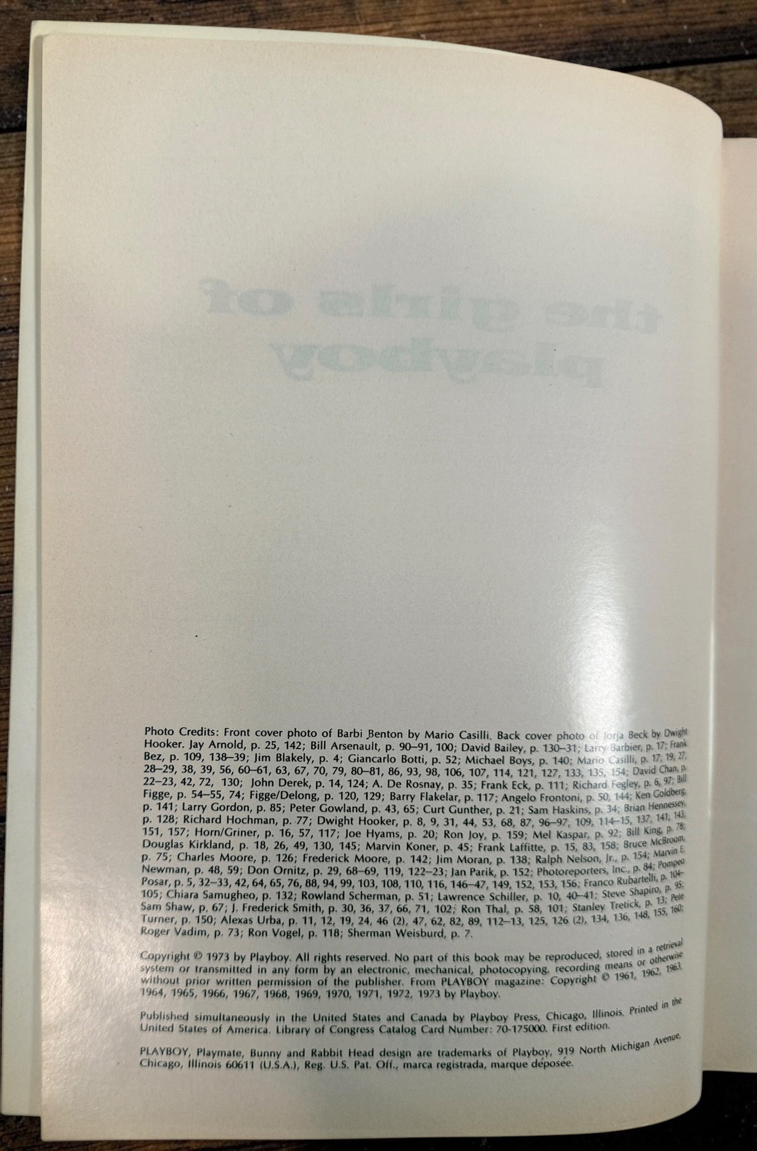 1973 Les Filles de Playboy Vol. 1 – Barbi Benton Première Édition