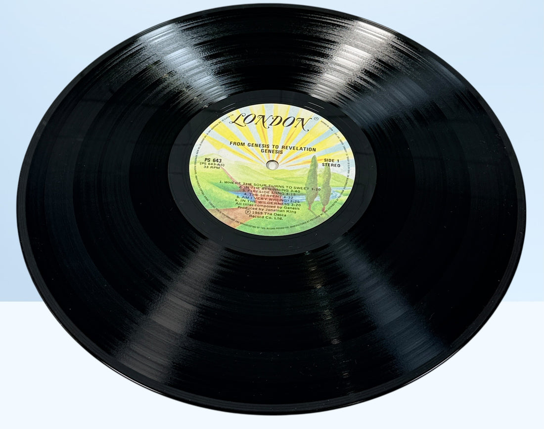 Genesis debut LP From Genesis to Revelation, 1969 Canadian London stereo pressing. Classic early prog rock album, VG vinyl and sleeve condition.