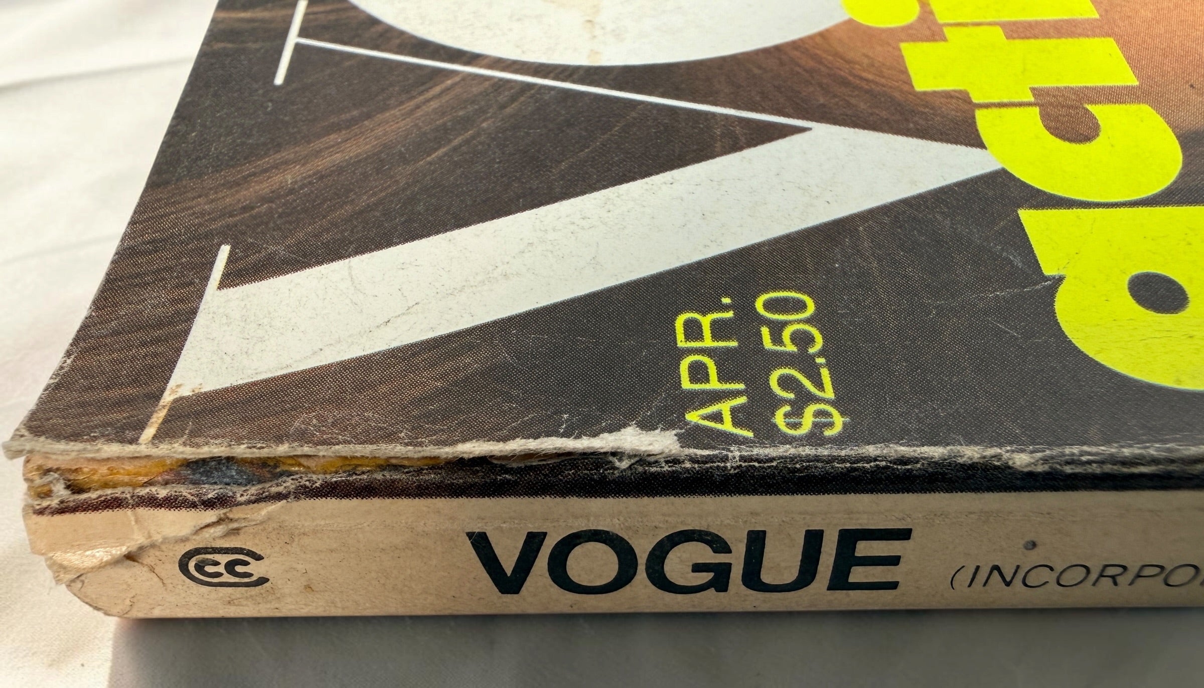 Vintage Vogue April 1982 with Rosemary McGrotha photographed by Richard Avedon. Original U.S. newsstand issue with iconic 1980s fashion photography.