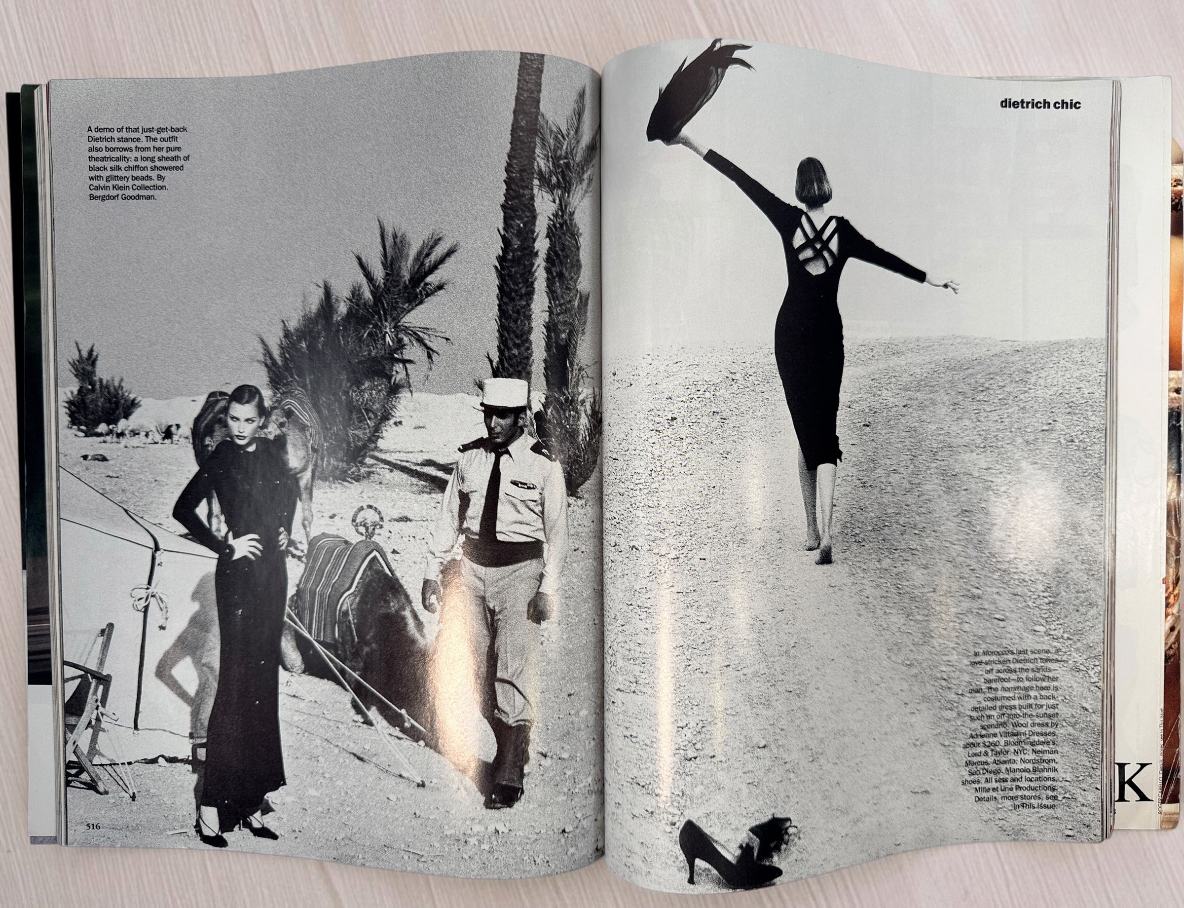 Vintage Vogue September 1992 Claudia Schiffer Fall Fashion issue. Collectible 1990s fashion magazine with designer photography and period advertising.