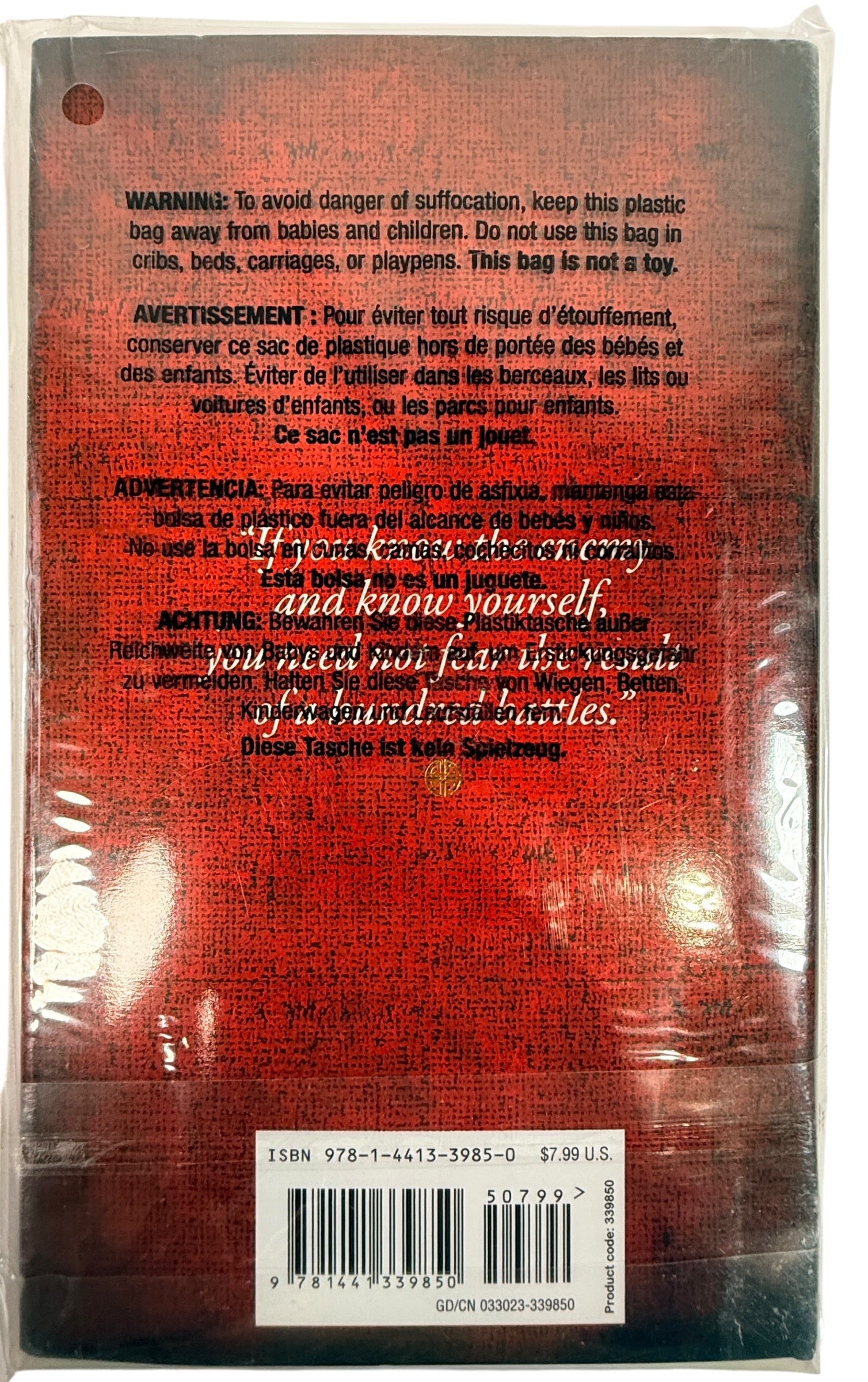 Modern hardcover Art of War Sun Tzu gift edition book. Clean decorative philosophy classic hardcover in near-new condition, ideal for reading, display, or gifting.