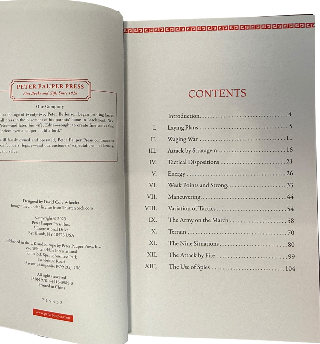 Modern hardcover Art of War Sun Tzu gift edition book. Clean decorative philosophy classic hardcover in near-new condition, ideal for reading, display, or gifting.