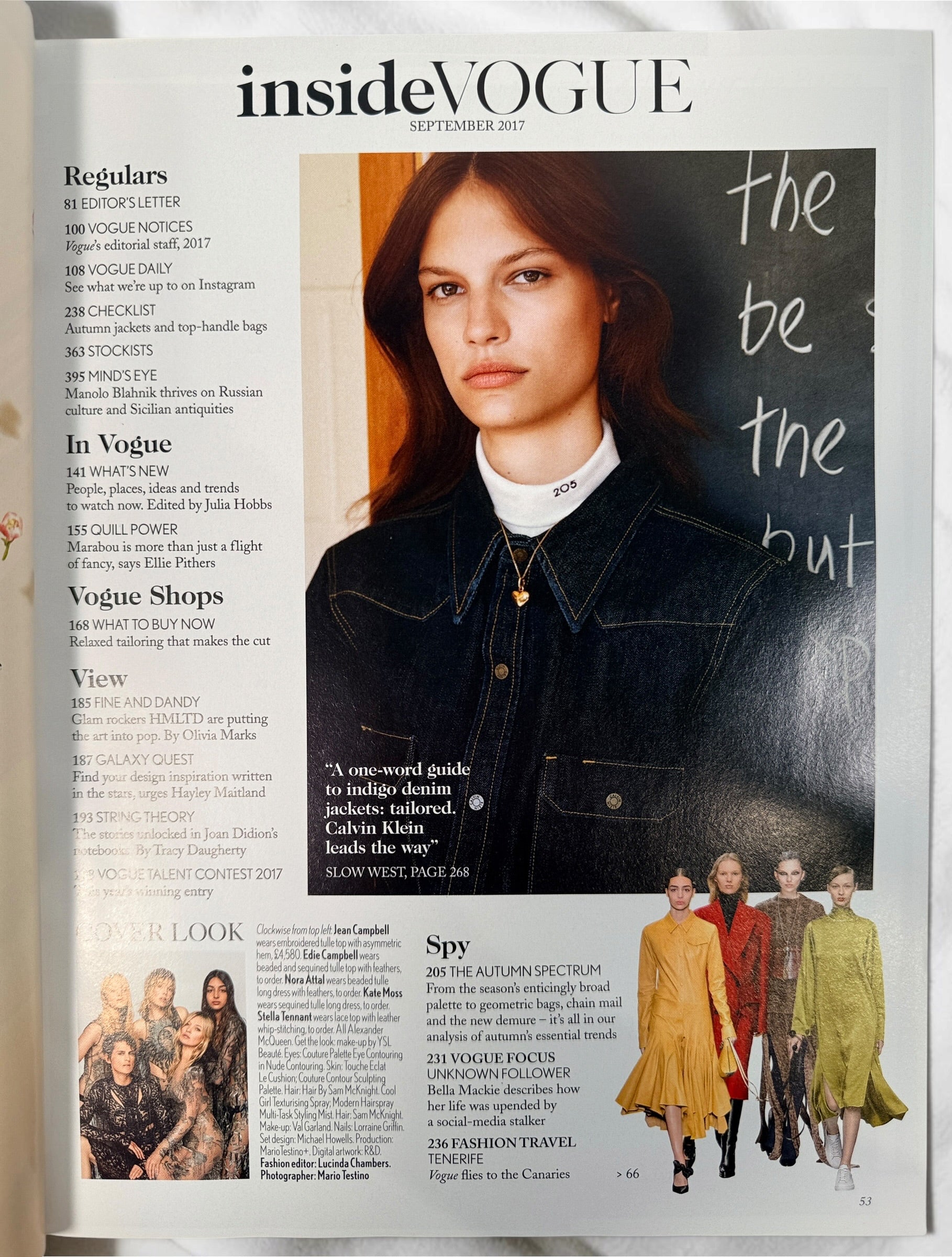 Shop British Vogue September 2017, featuring Kate Moss, Mario Testino photography and the Celebrate fashion anniversary issue. Original UK edition.