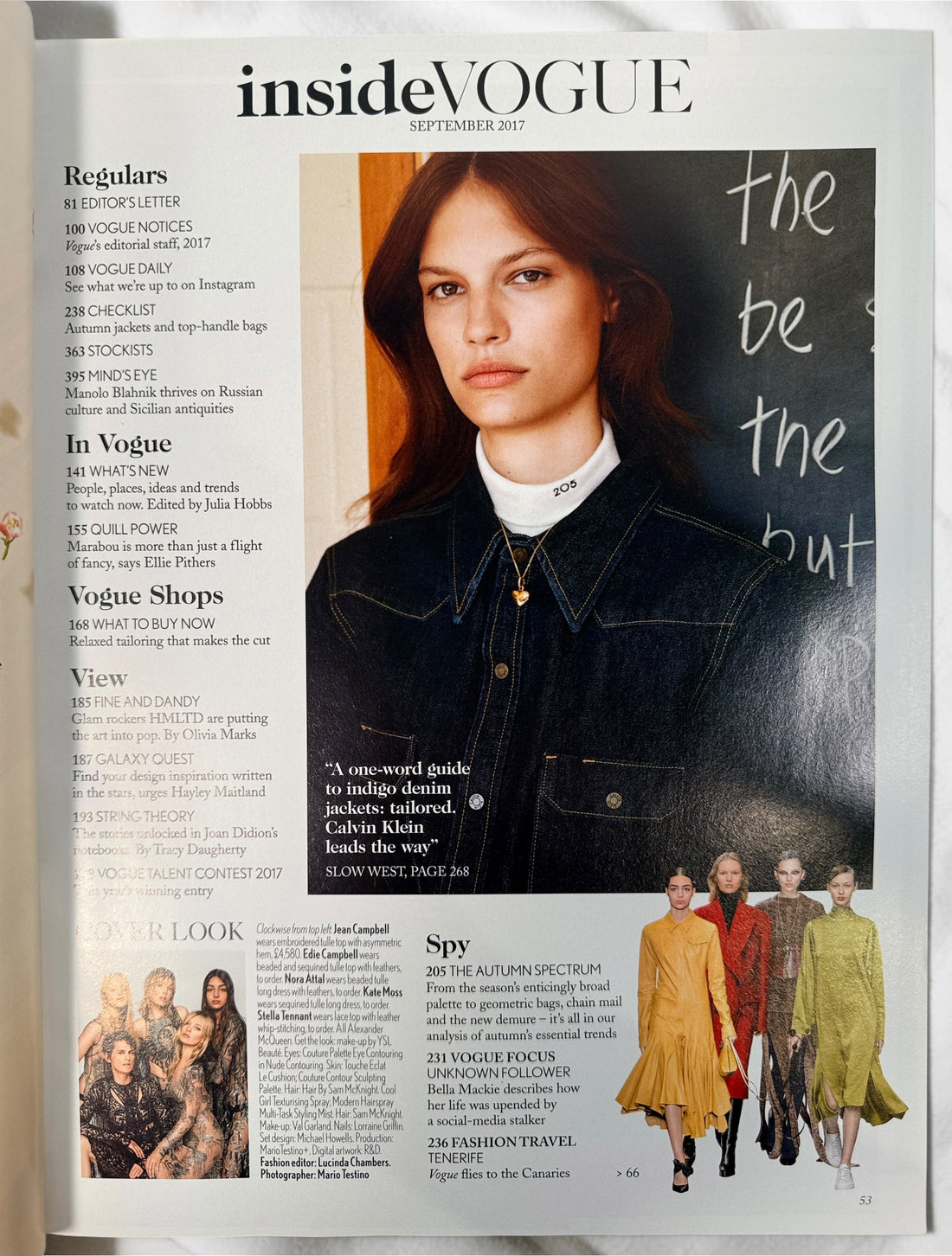 Shop British Vogue September 2017, featuring Kate Moss, Mario Testino photography and the Celebrate fashion anniversary issue. Original UK edition.