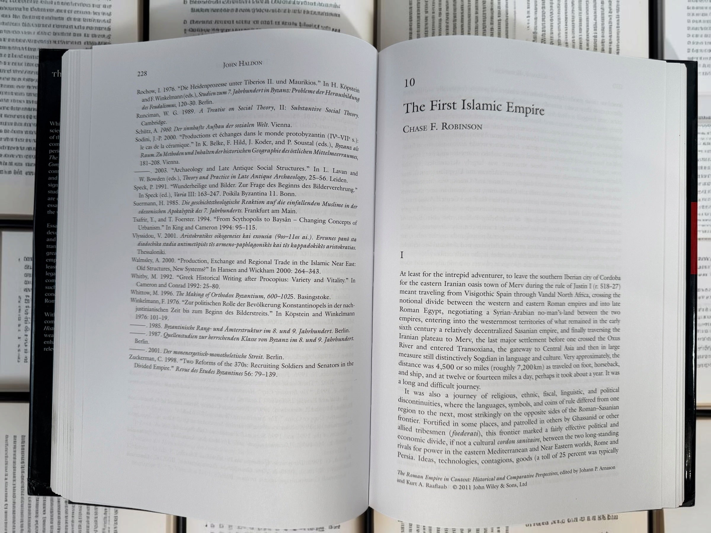 2011 first edition The Roman Empire in Context by Arnason &amp; Raaflaub. Wiley-Blackwell hardcover with dust jacket. Academic Roman history reference.