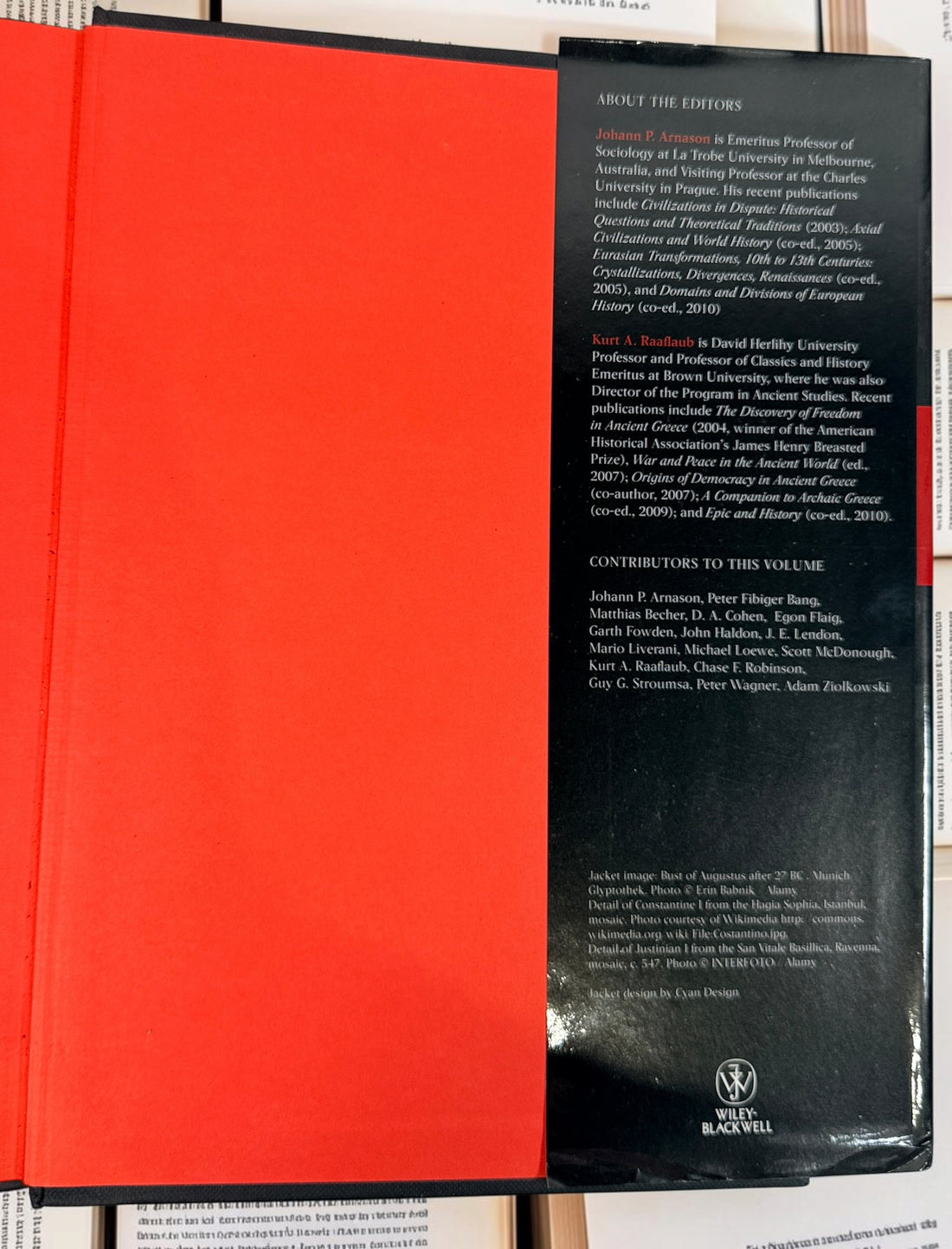 2011 first edition The Roman Empire in Context by Arnason &amp; Raaflaub. Wiley-Blackwell hardcover with dust jacket. Academic Roman history reference.