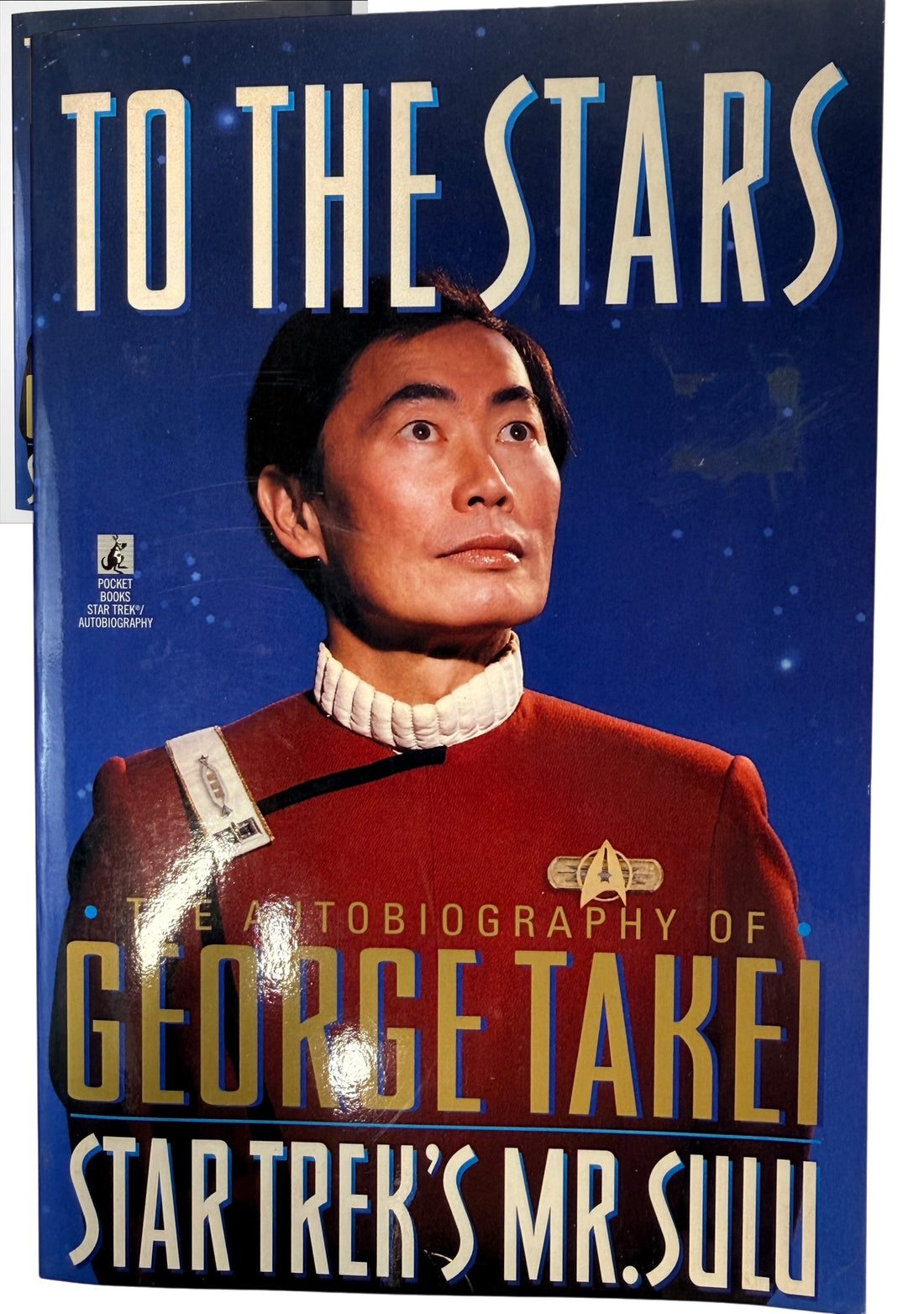 Signed 1995 George Takei To the Stars autobiography, personally inscribed “Live long and prosper,” Captain Sulu and dated 12-15-96. Star Trek collectible.