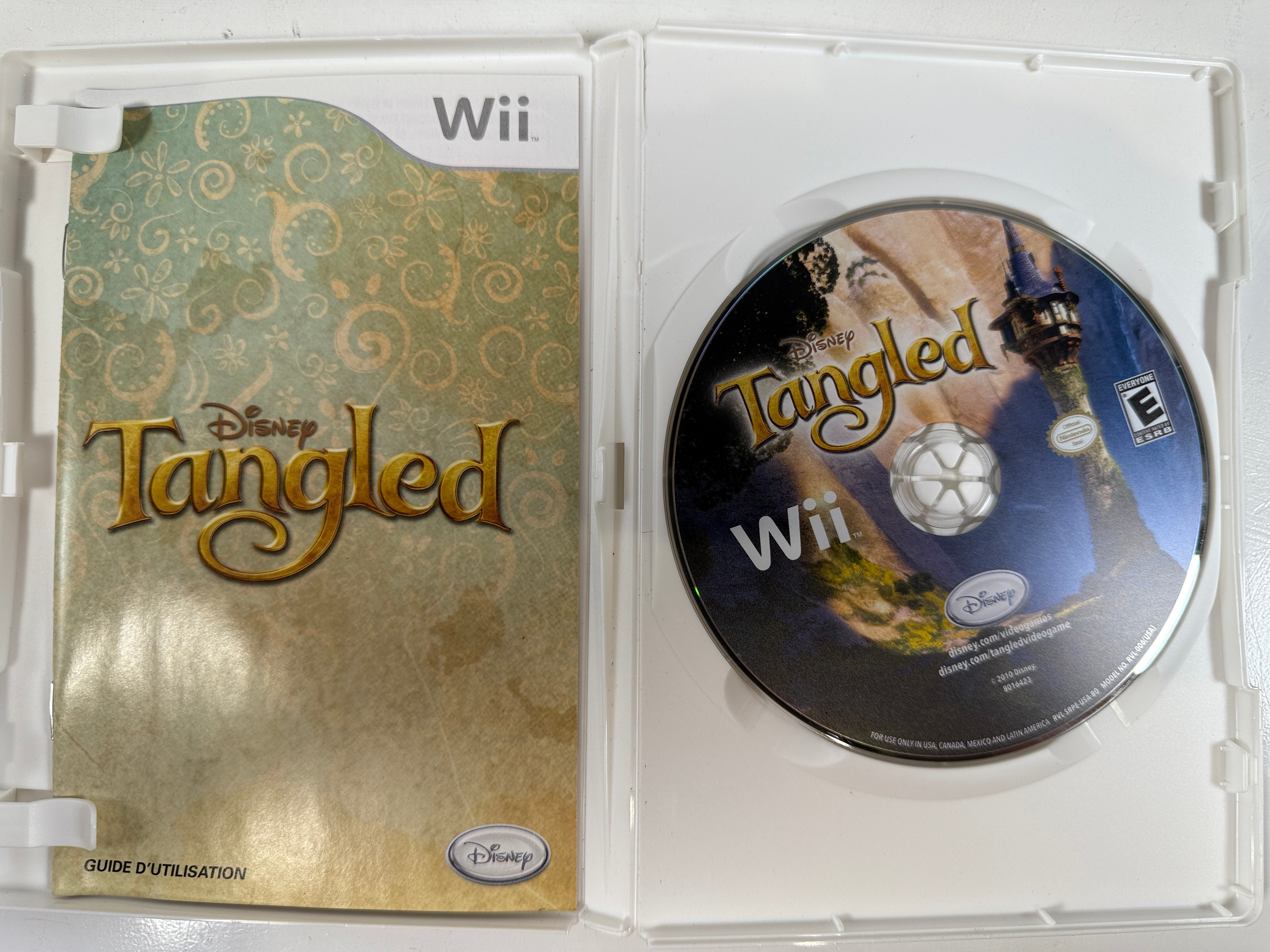 Jeu Wii Disney Raiponce – Complet avec étui et manuel