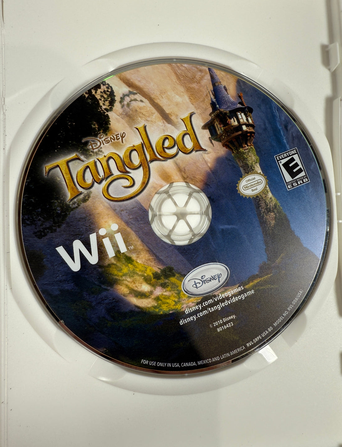 Jeu Wii Disney Raiponce – Complet avec étui et manuel