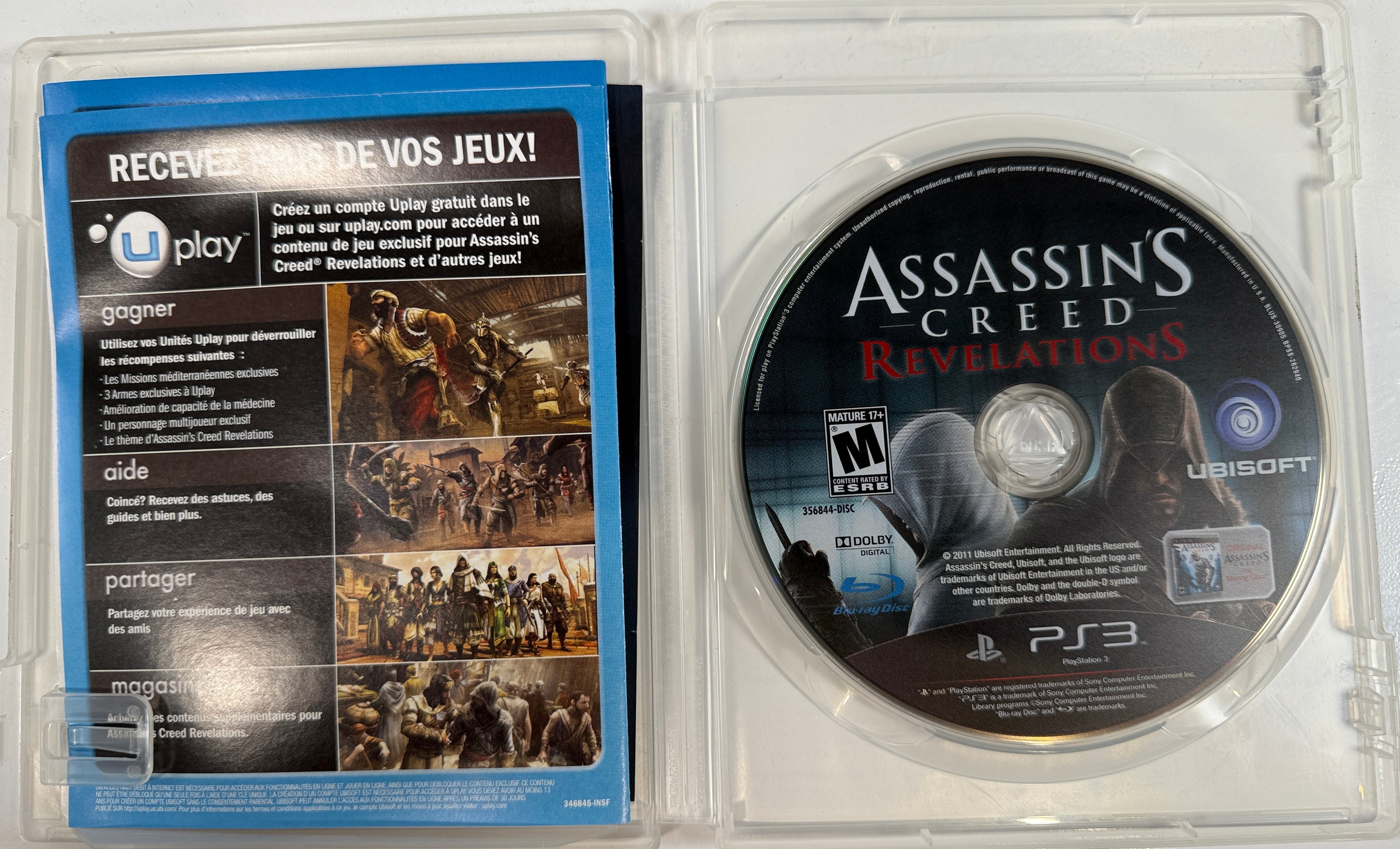 Assassin’s Creed Revelations – PS3 – Complete w/ AC1 Bonus