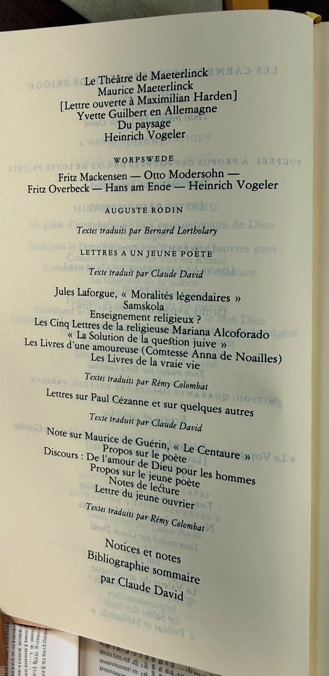 Rainer Maria Rilke Œuvres en prose, 1999 second edition, Bibliothèque de la Pléiade Gallimard, with leather binding, rhodoid and slipcase.