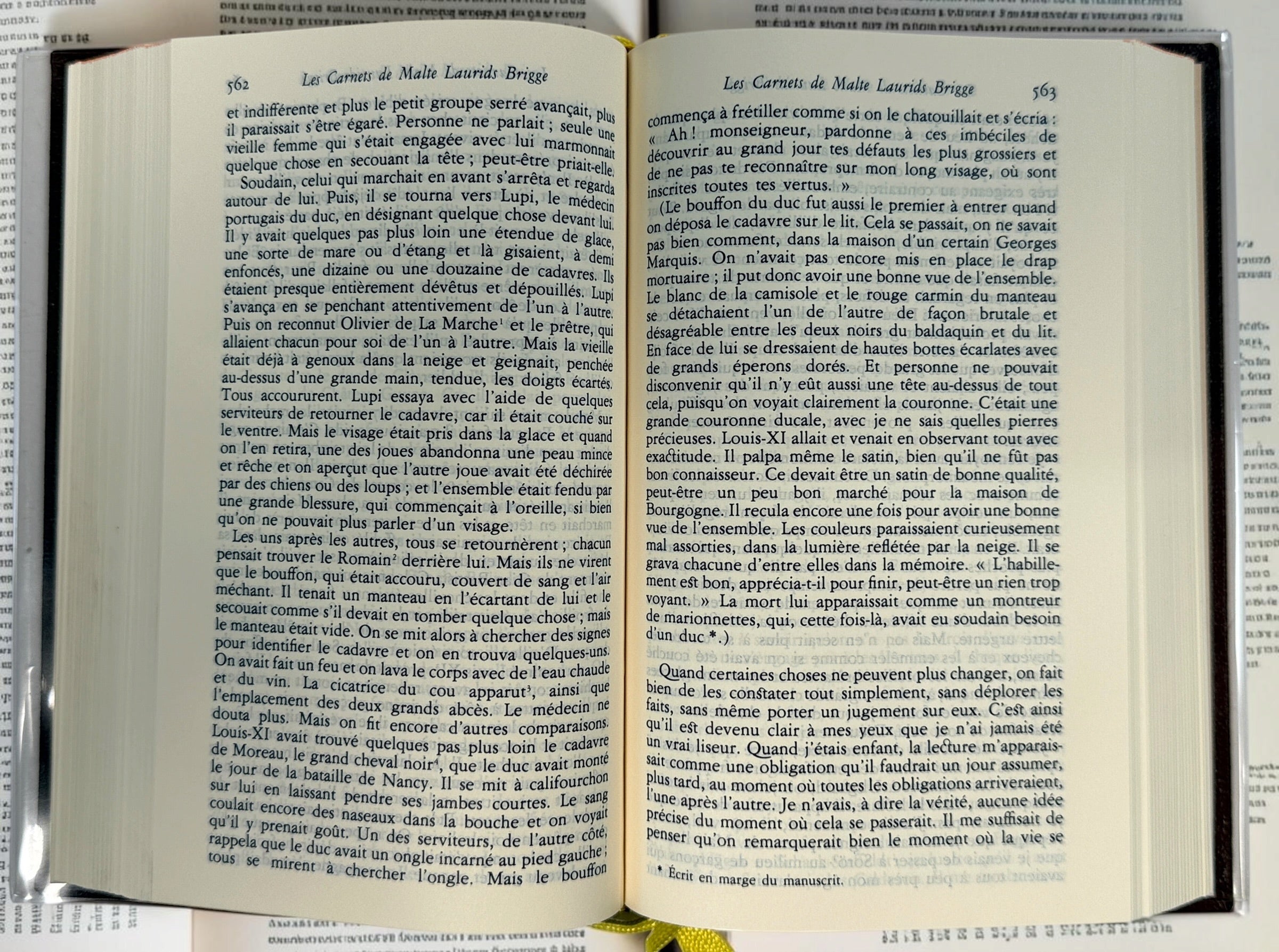 Rainer Maria Rilke Œuvres en prose, 1999 second edition, Bibliothèque de la Pléiade Gallimard, with leather binding, rhodoid and slipcase.