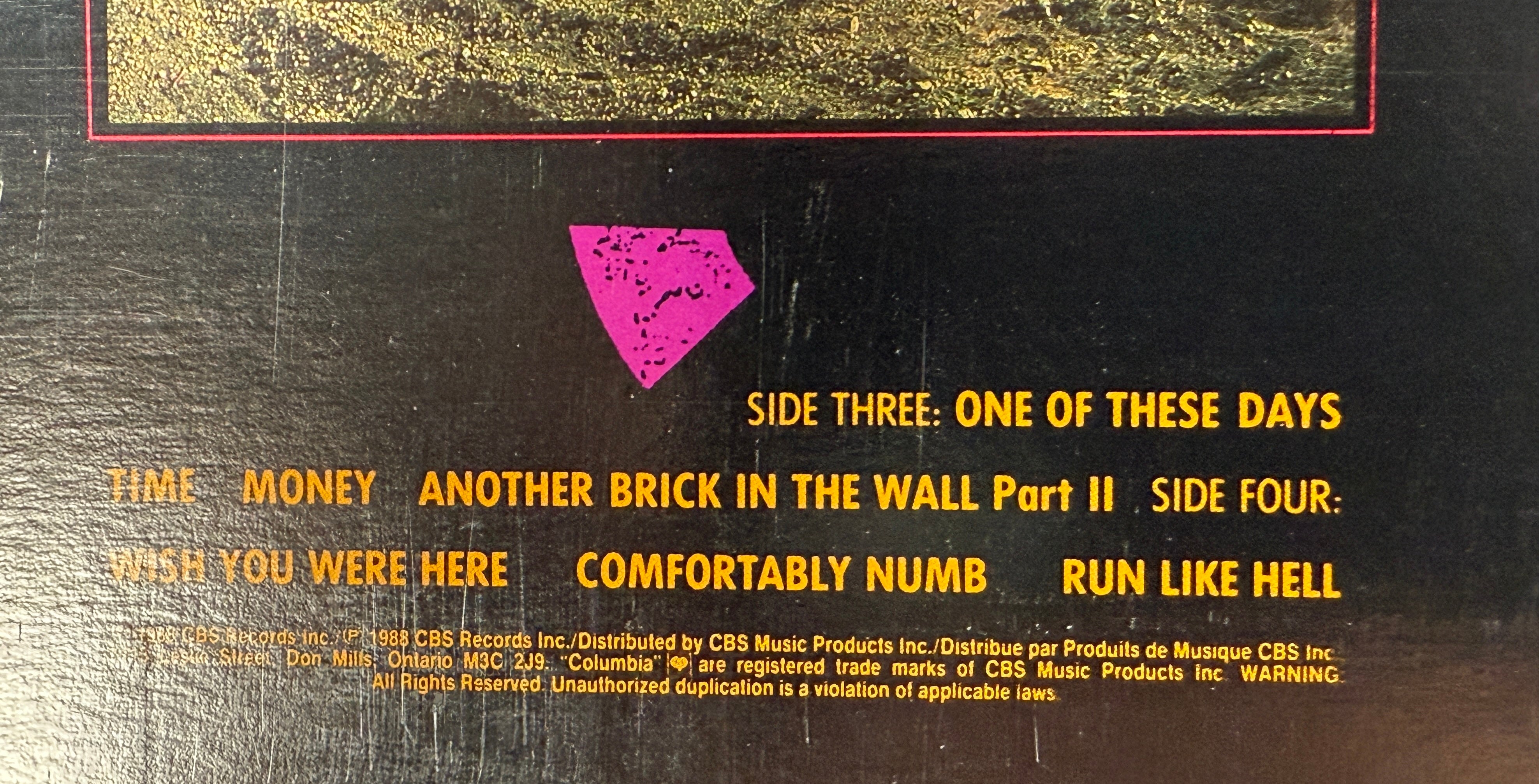 Pink Floyd- Delicate Sound of Thunder 2 LP - Columbia, PC2 44484