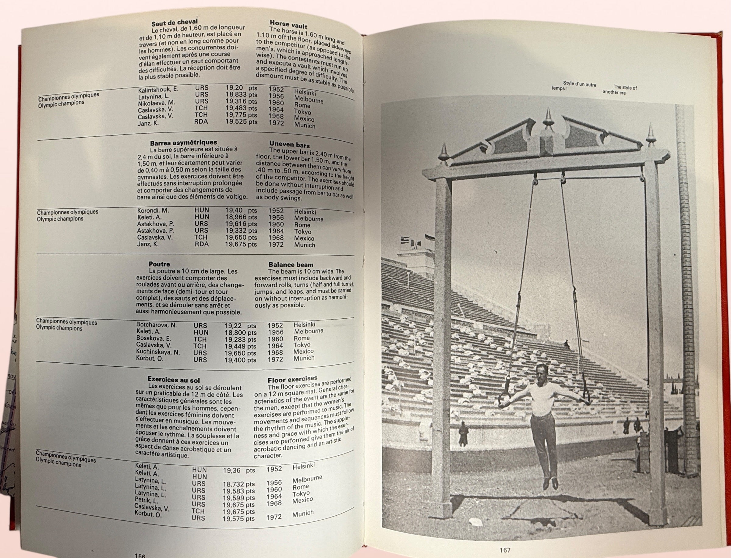 Official 1976 Montreal Olympics hardcover album bilingual Olympic sports reference book vintage Olympic memorabilia collectible Canada Games souvenir.