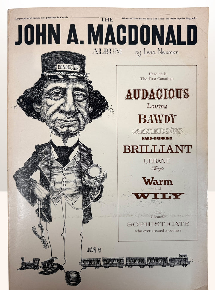 1974 illustrated Canadian history book on John A Macdonald. Canadiana biography with photos and artwork. Good vintage reference copy for collectors.