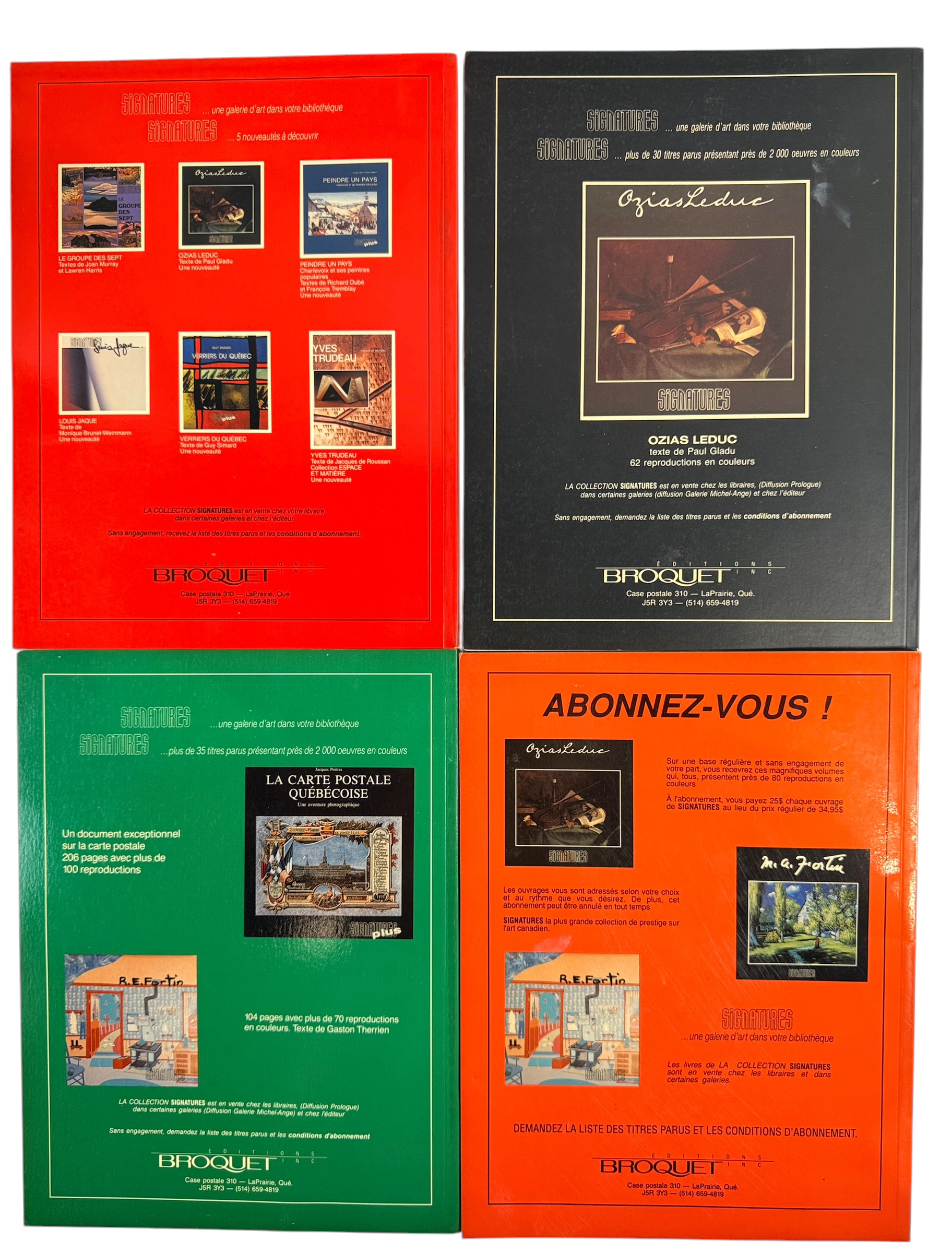 Vintage Magazin’Art collection of 16 early issues featuring Quebec and Canadian artists, galleries, exhibitions and richly illustrated fine art.