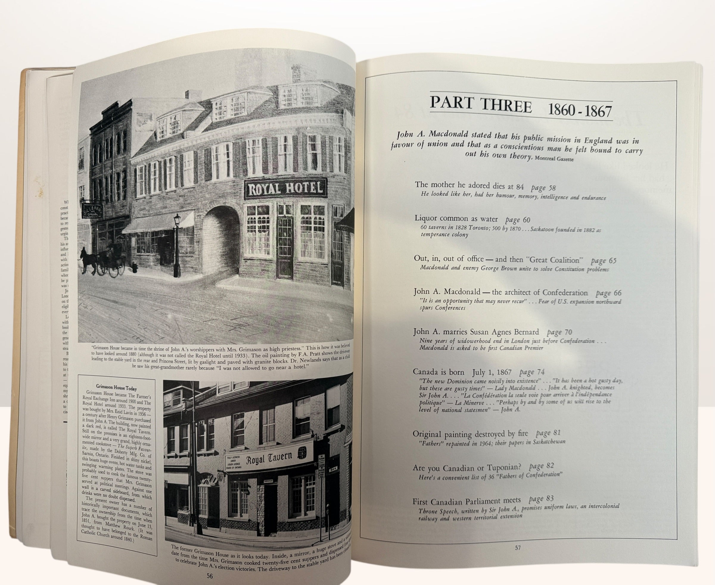 1974 illustrated Canadian history book on John A Macdonald. Canadiana biography with photos and artwork. Good vintage reference copy for collectors.