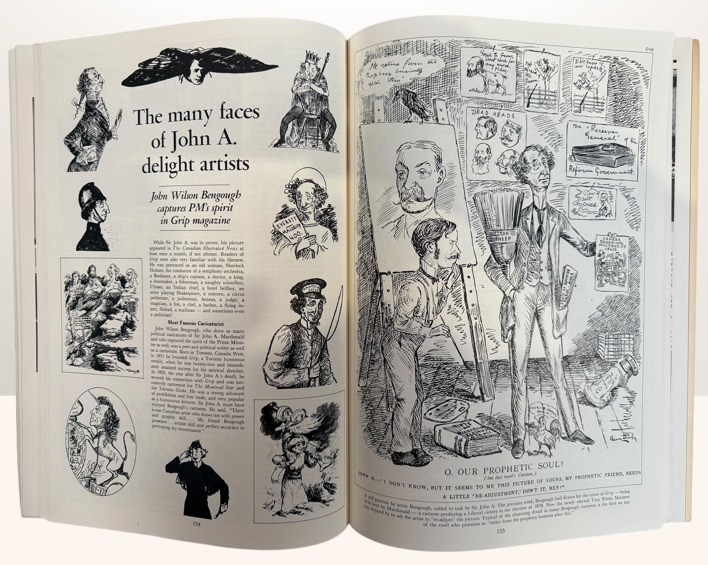 1974 Canadian History Book John A Macdonald Album Illustrated