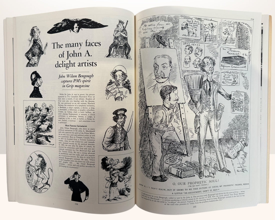 1974 Canadian History Book John A Macdonald Album Illustrated