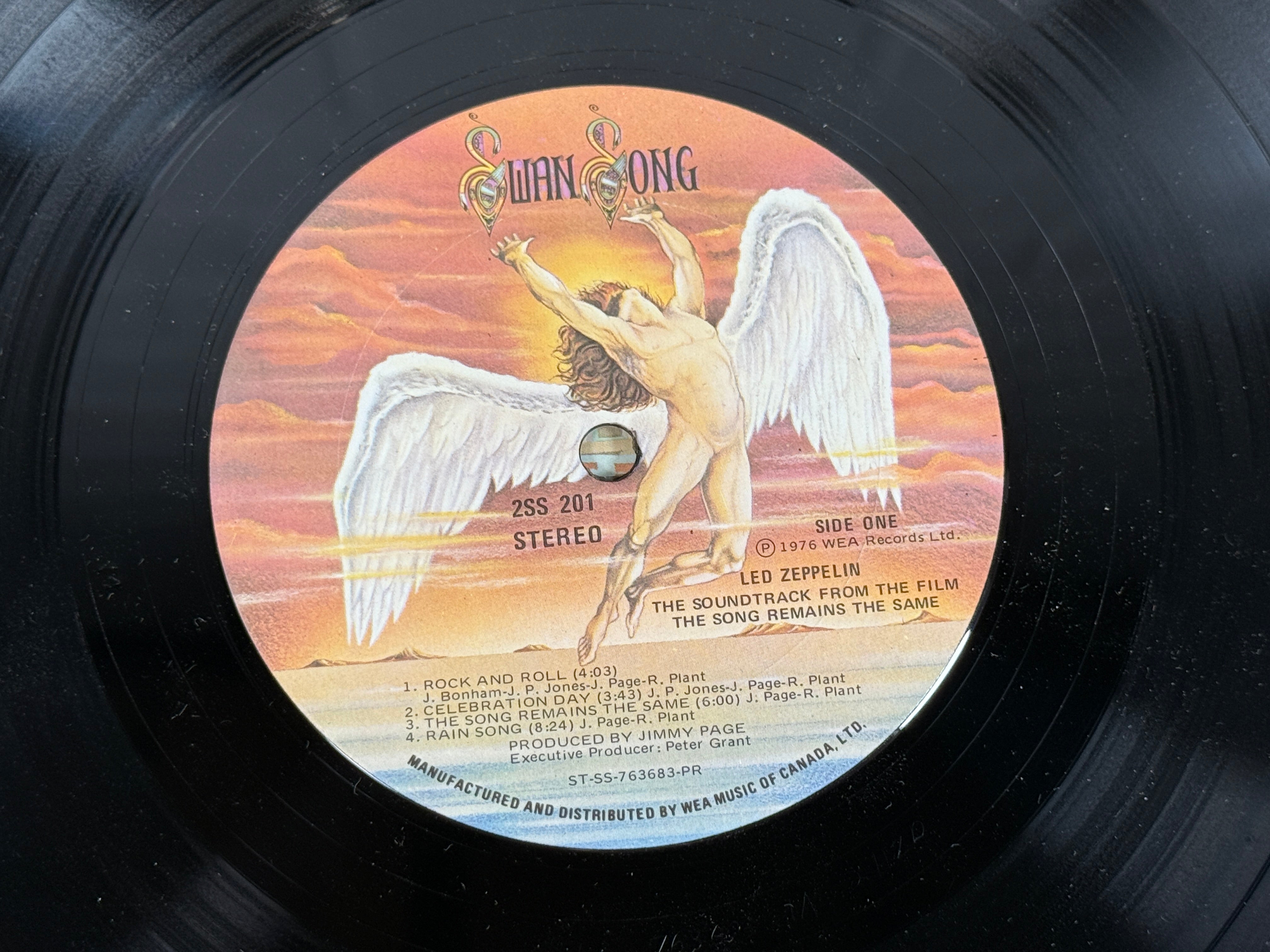 Led Zeppelin The Song Remains The Same 2LP 1976 SS 2-201, ( VG+, VG+ )