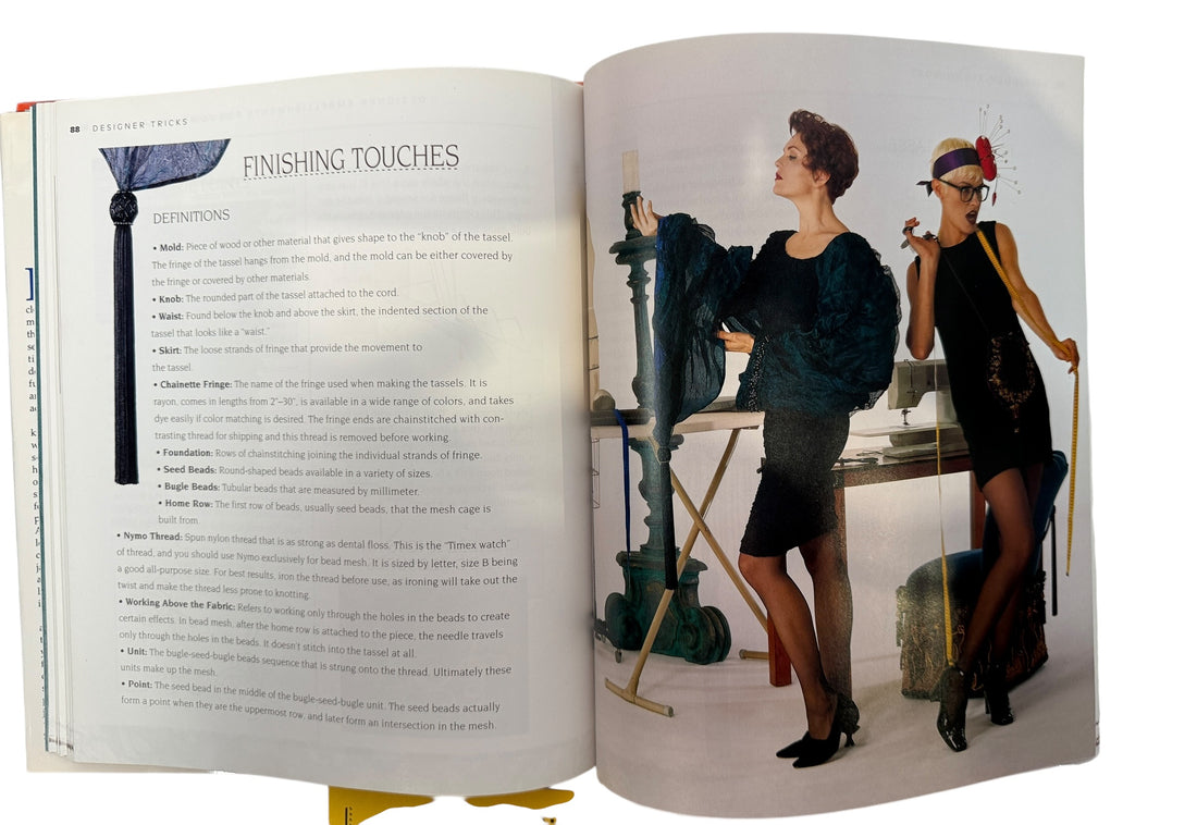Signed couture sewing techniques book by Kenneth D King. Bernina sewing reference with garment construction tips ideal for fashion students and hobbyists.