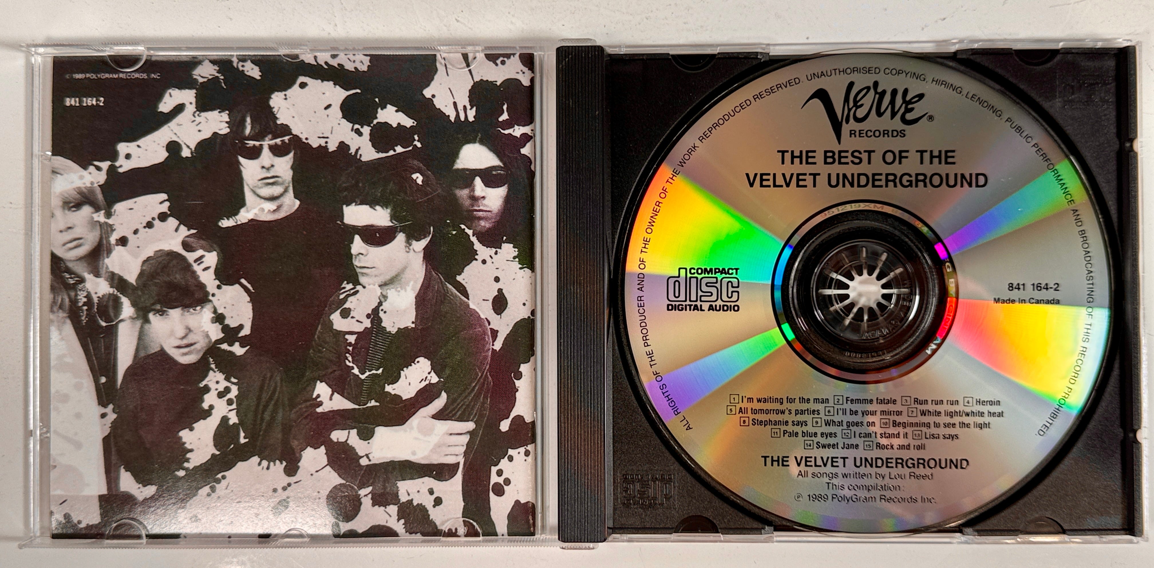 1989 Velvet Underground CD – Best Of Lou Reed Songs