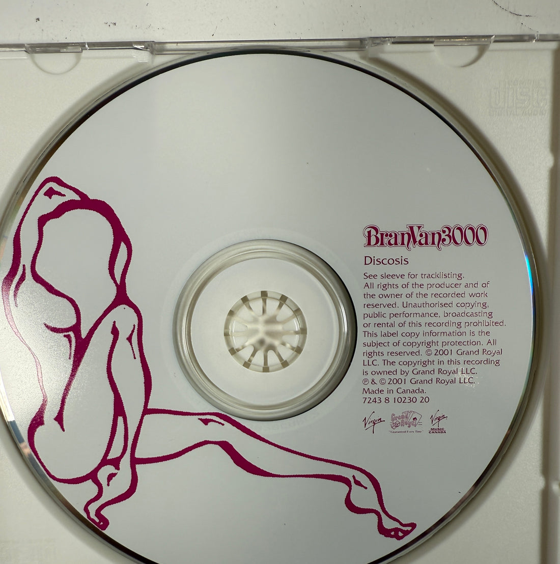 2001 Bran Van 3000 CD – Discosis ft. Curtis Mayfield