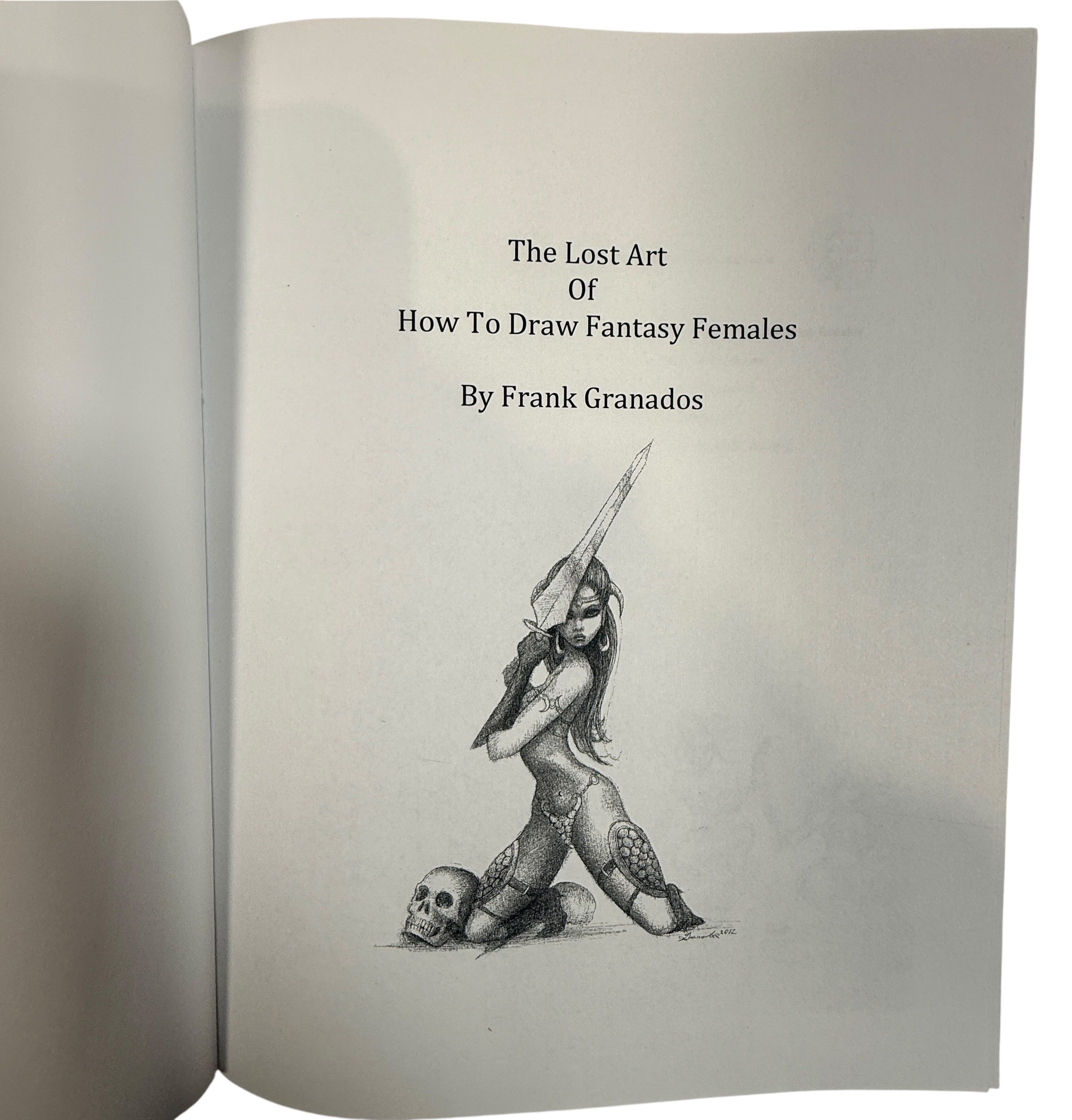 Fantasy art drawing book set by Frank Granados. Female figure and face illustration guides ideal for fantasy artists, illustrators, and collectors.