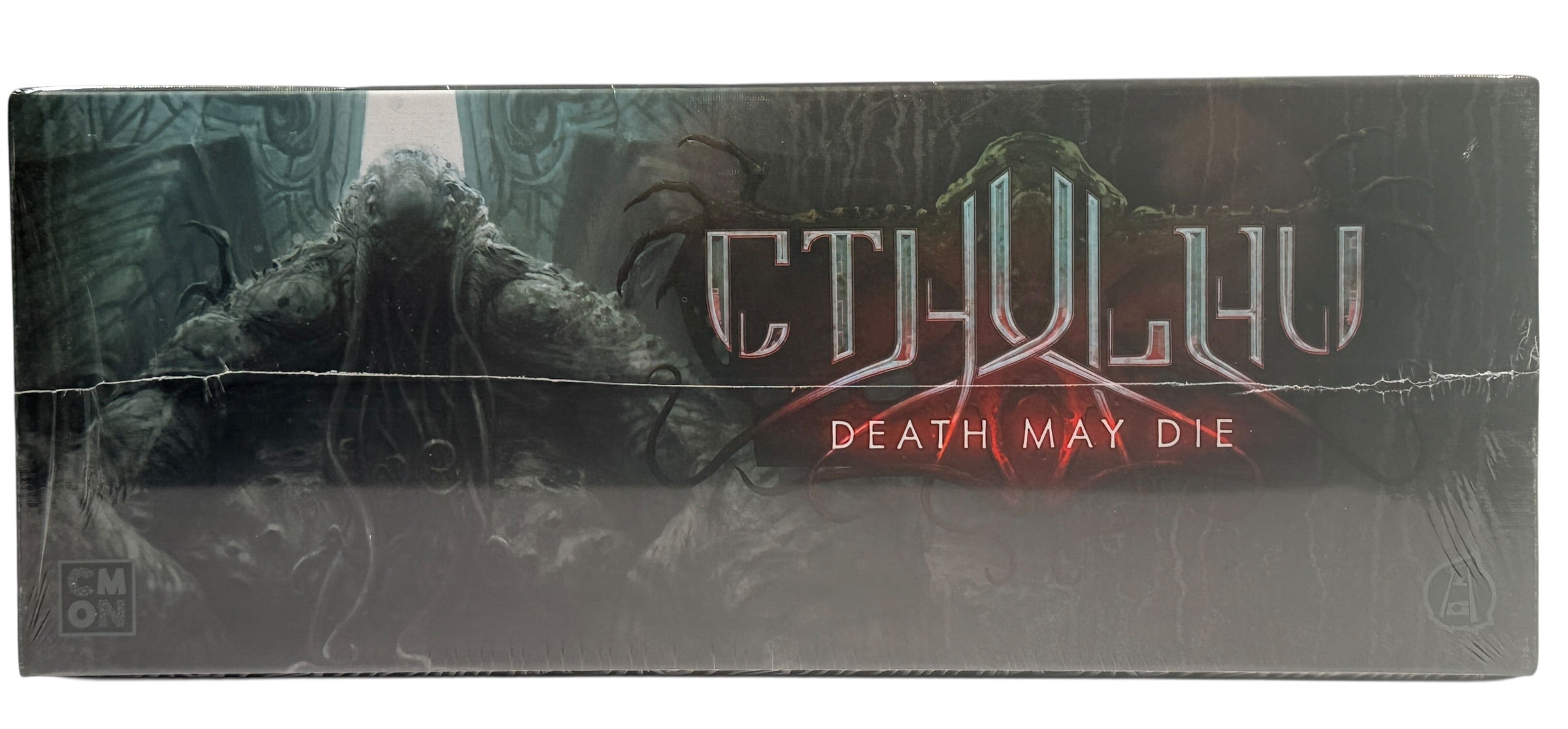 Sealed Cthulhu Death May Die Season 4 expansion by CMON. Horror board game add-on with new investigators, monsters and scenarios. Requires base game.