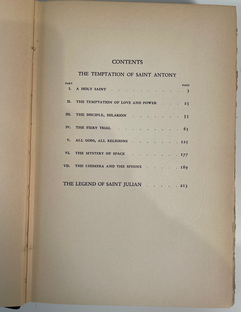 The Temptation of St. Anthony,  Gustave Flaubert